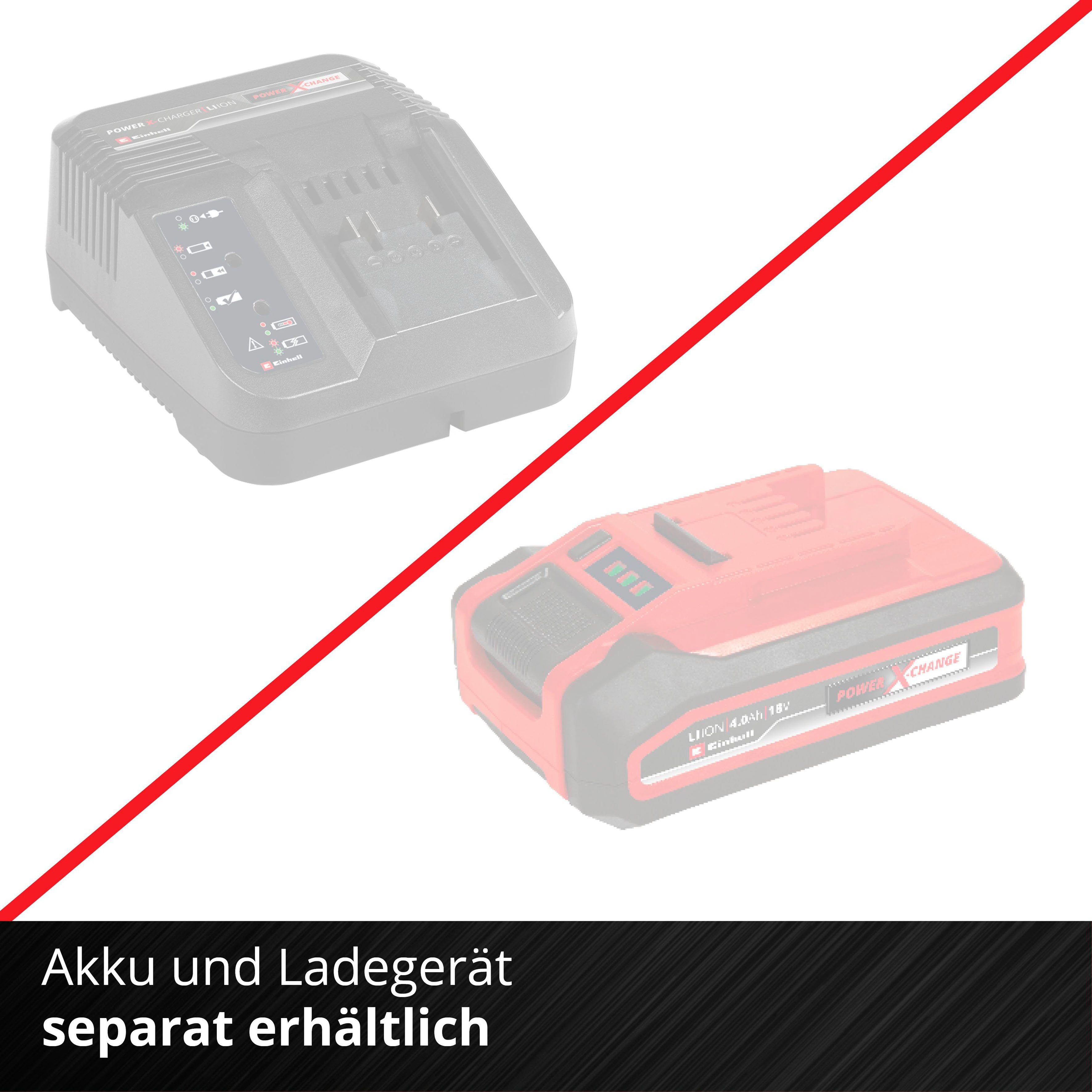 Einhell Akku-Kapp-Gehrungssäge Akku X-Change, 18/210 TE-MS und mm, Li-Solo, Ladegerät 210 Power ohne