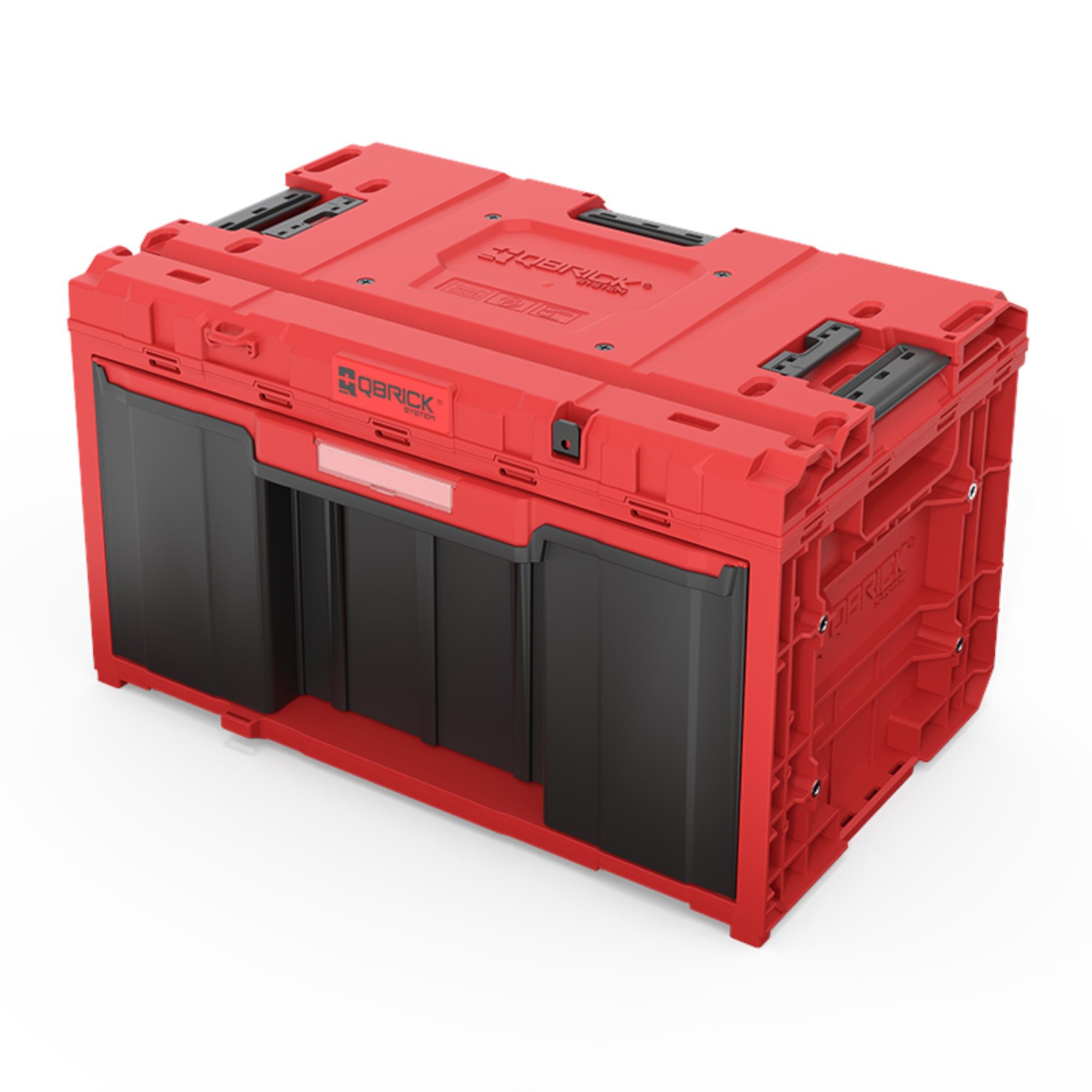 QBRICK System Werkzeugkoffer ONE Drawer 1 Toolbox 2.0 Red Ultra HD Custom Werkzeugbox 32,5 L