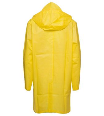 Rains Regenjacke RAINS Hooded Coat Regen-Mantel farbenfrohe Regen-Jacke Damen Outdoor-Jacke Herbst-Jacke Gelb