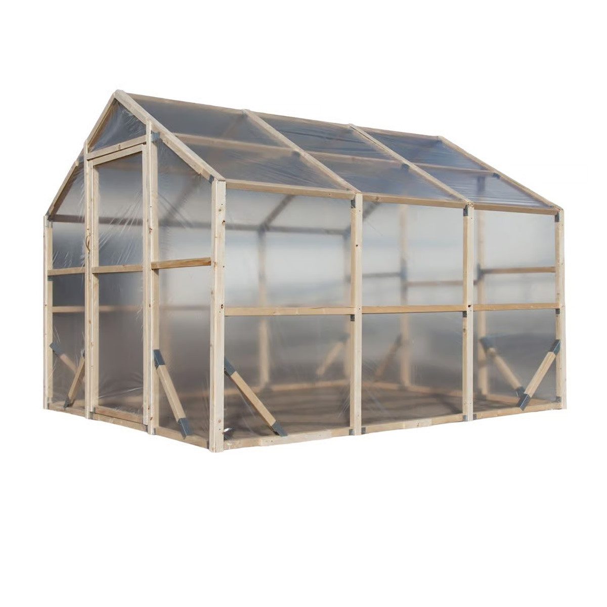 Schober Gewächshaus CASA Holzgewächshaus, B 2,6 x H 2,3 m, in 2–6 m Länge erhältlich, BxTxH: 300 x 260 x 230 cm