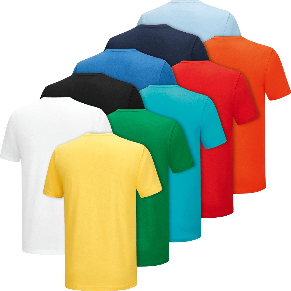 United Colors of Benetton Kurzarmshirt (Set, 10er Pack) aus 100% Baumwolle