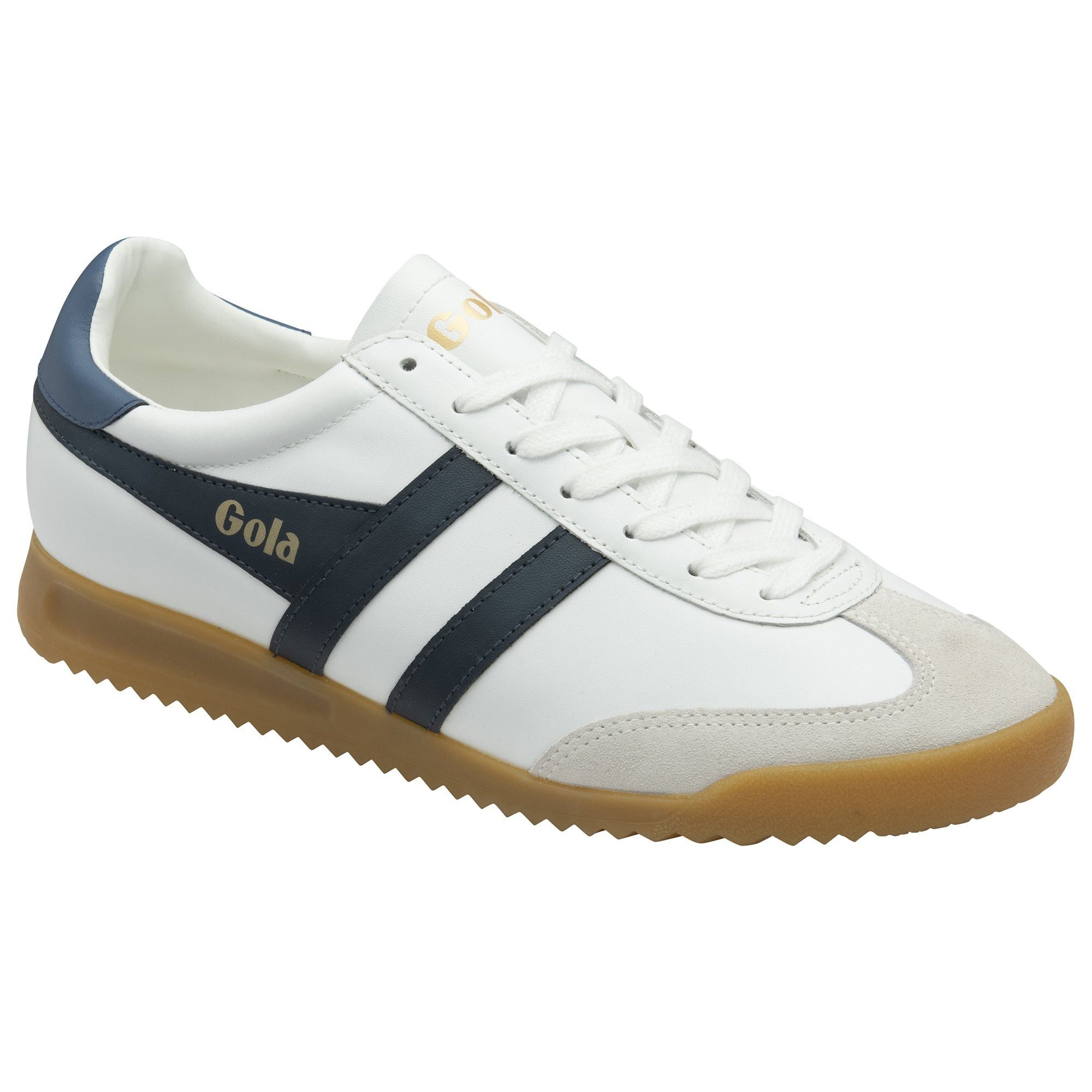 Gola Torpedo Leder 2025 weiss/navyblau/mondlichtblau Herren Sneaker