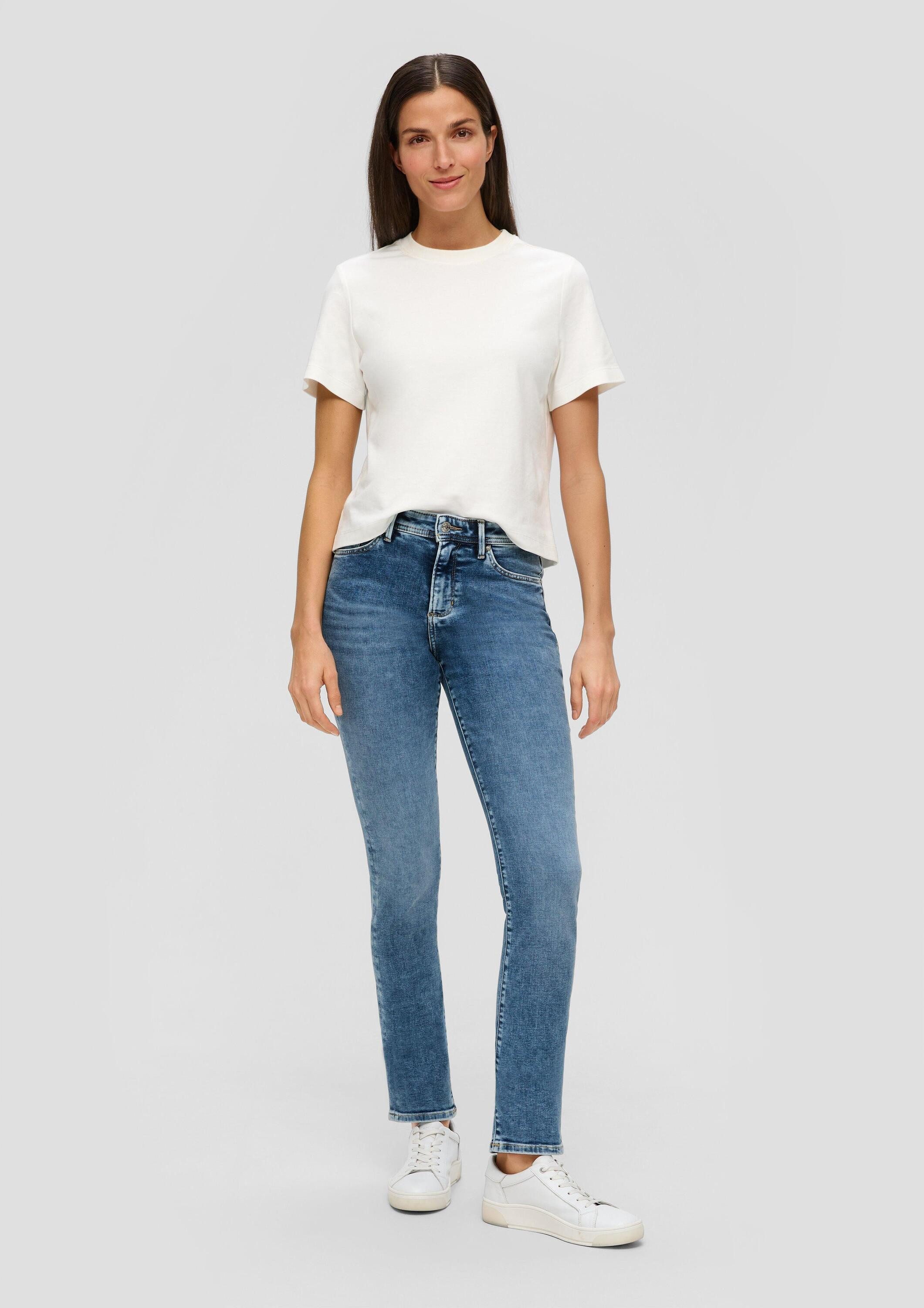 s.Oliver Slim-fit-Jeans Jeans-Hose BETSY Jeans Betsy / Slim Fit / Mid Rise / Slim Leg