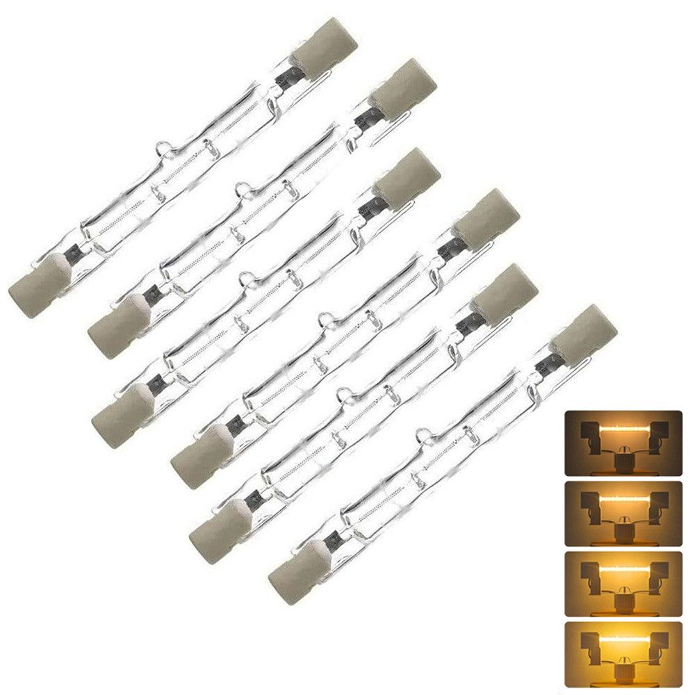 QUBEBU LED-Leuchtmittel R7S COB 78mm 118mm Dimmbar Halogen Tube Glas Ersetz günstig online kaufen