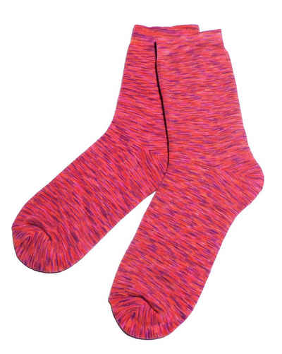 WERI SPEZIALS Strumpfhersteller GmbH Socken »Damen Frottee Socken >>Multicolor<< aus Baumwolle«