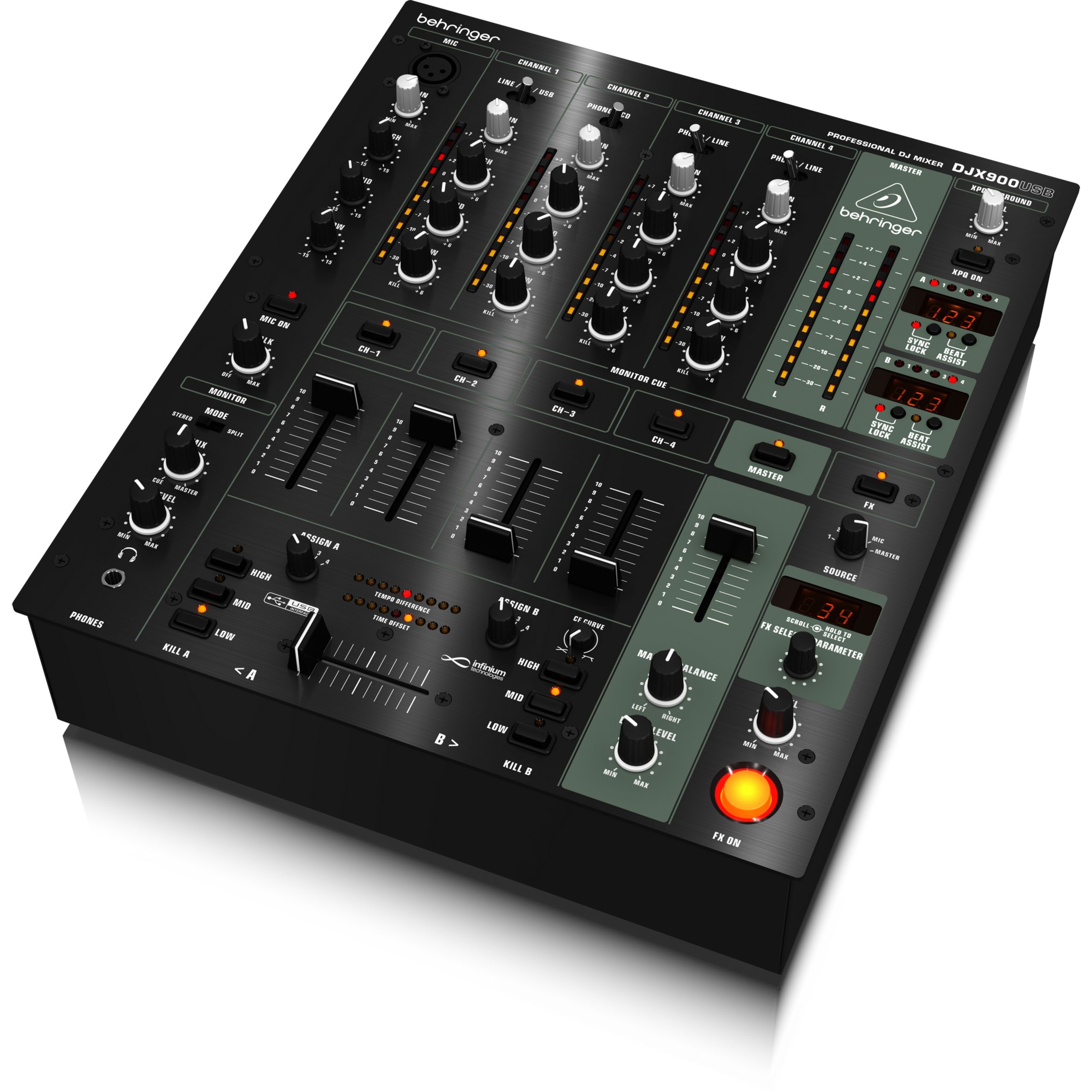Behringer Mischpult, (DJX900USB, DJ-Mixer, DJ-Clubmixer), DJX900USB - DJ Mixer