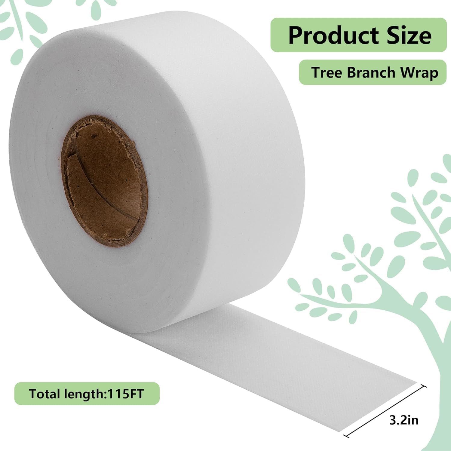 FELIXLEO Gartenpflege-Set Baum Winterschutz Wickelstreifen Baumschutz günstig online kaufen