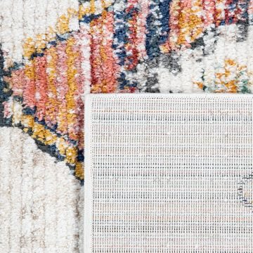 Teppich Kayacik 576, Paco Home, rechteckig, Höhe: 12 mm, Kurzflor, Rauten Motiv, ideal im Wohnzimmer & Schlafzimmer