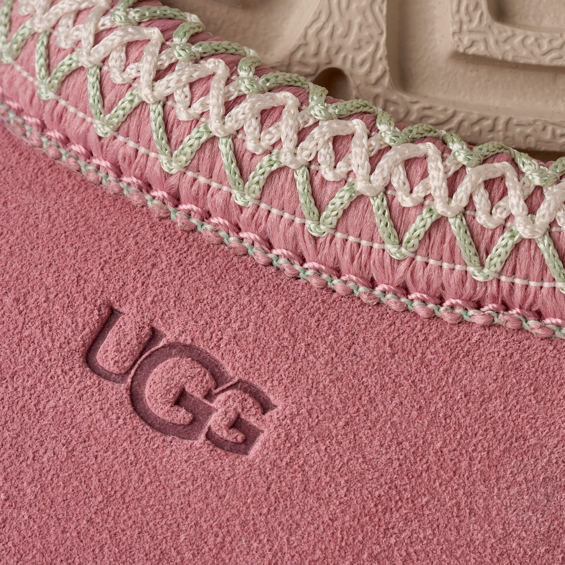 UGG W TASMAN II Slipper Homeslipper, Schlupfschuh, Clog mit Textilband verziert