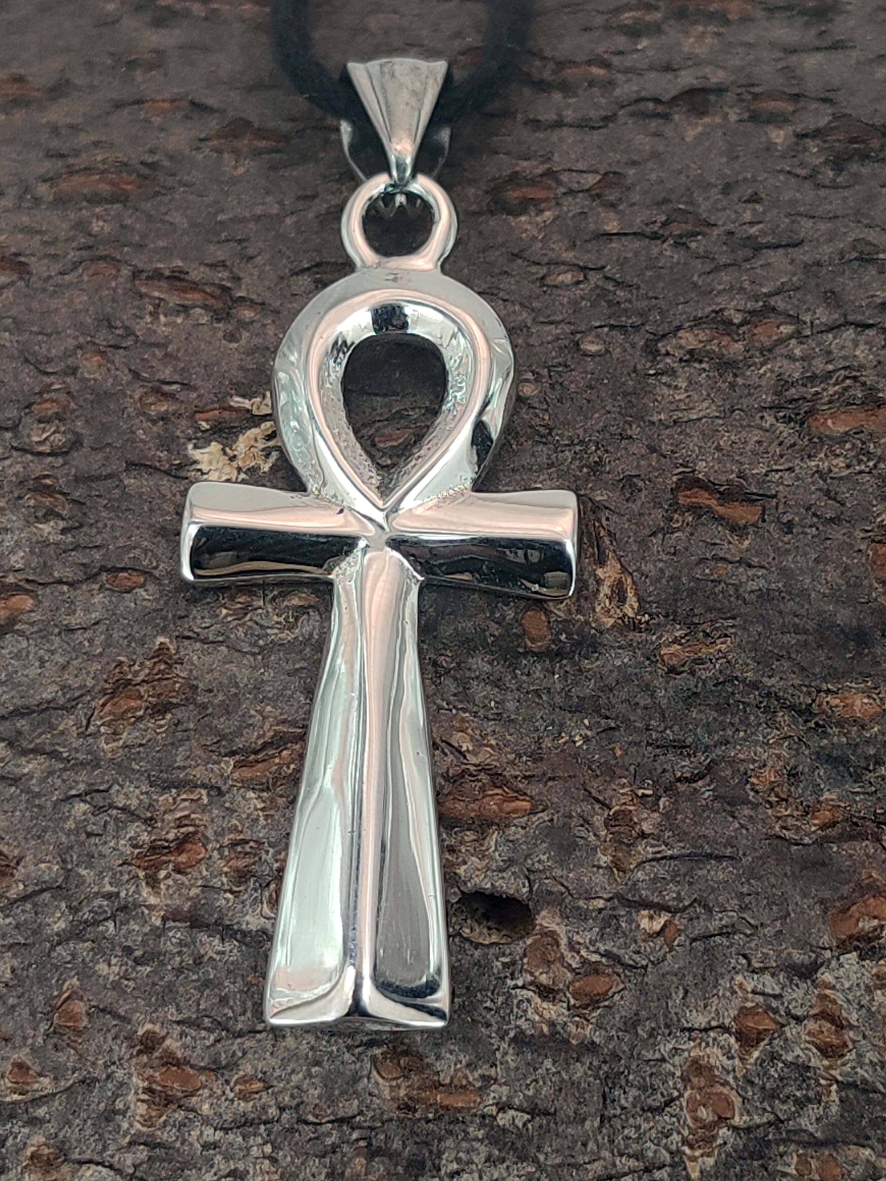 Kiss of Leather Kettenanhänger Ankh Edelstahl günstig online kaufen