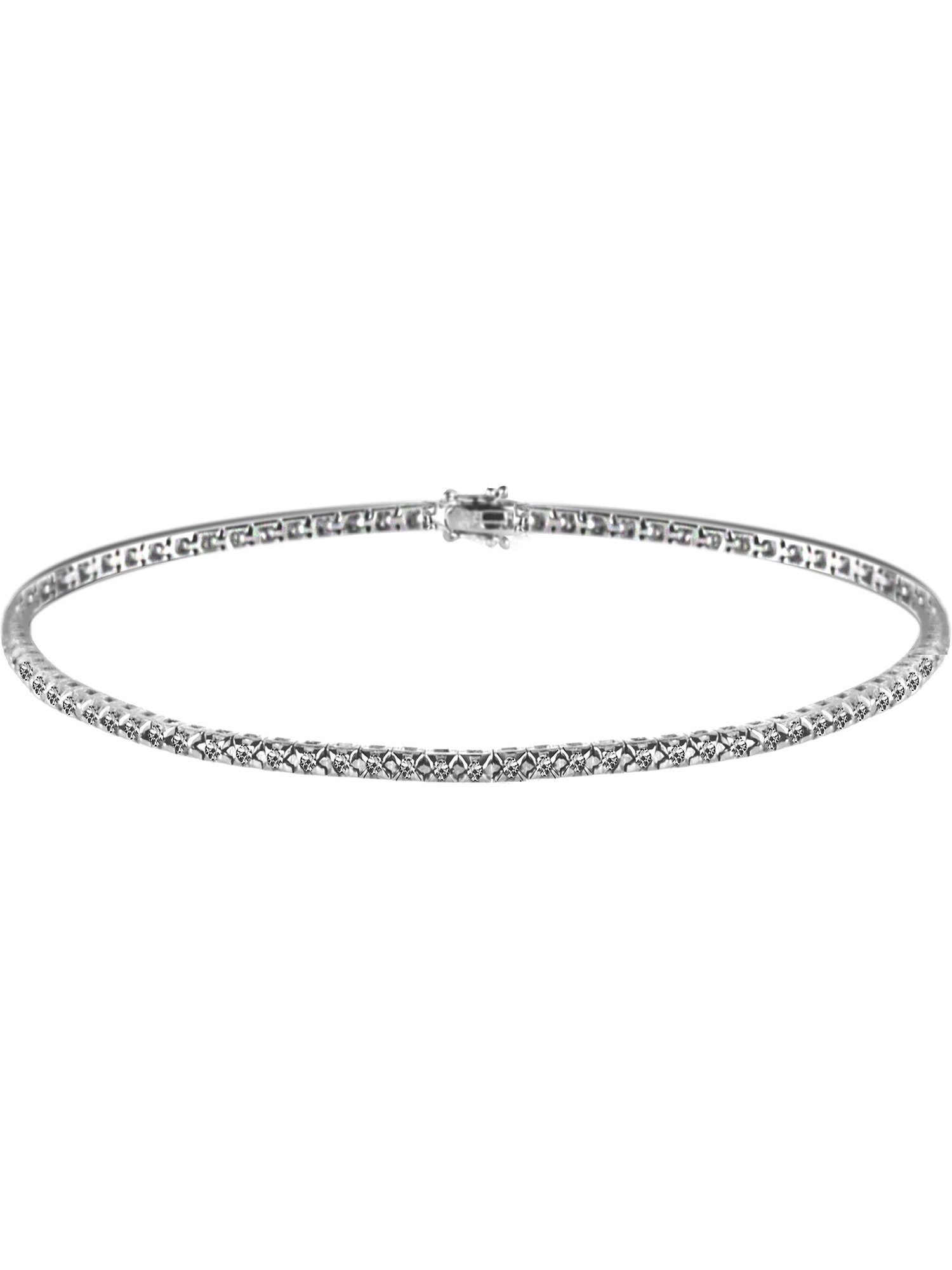 CHRIST Armband CHRIST Damen-Armband 750er Weißgold 75 Diamant