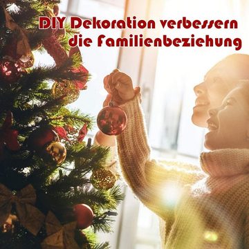 COSTWAY Künstlicher Weihnachtsbaum, Fichte, mit 928 Spitzen PVC Nadeln