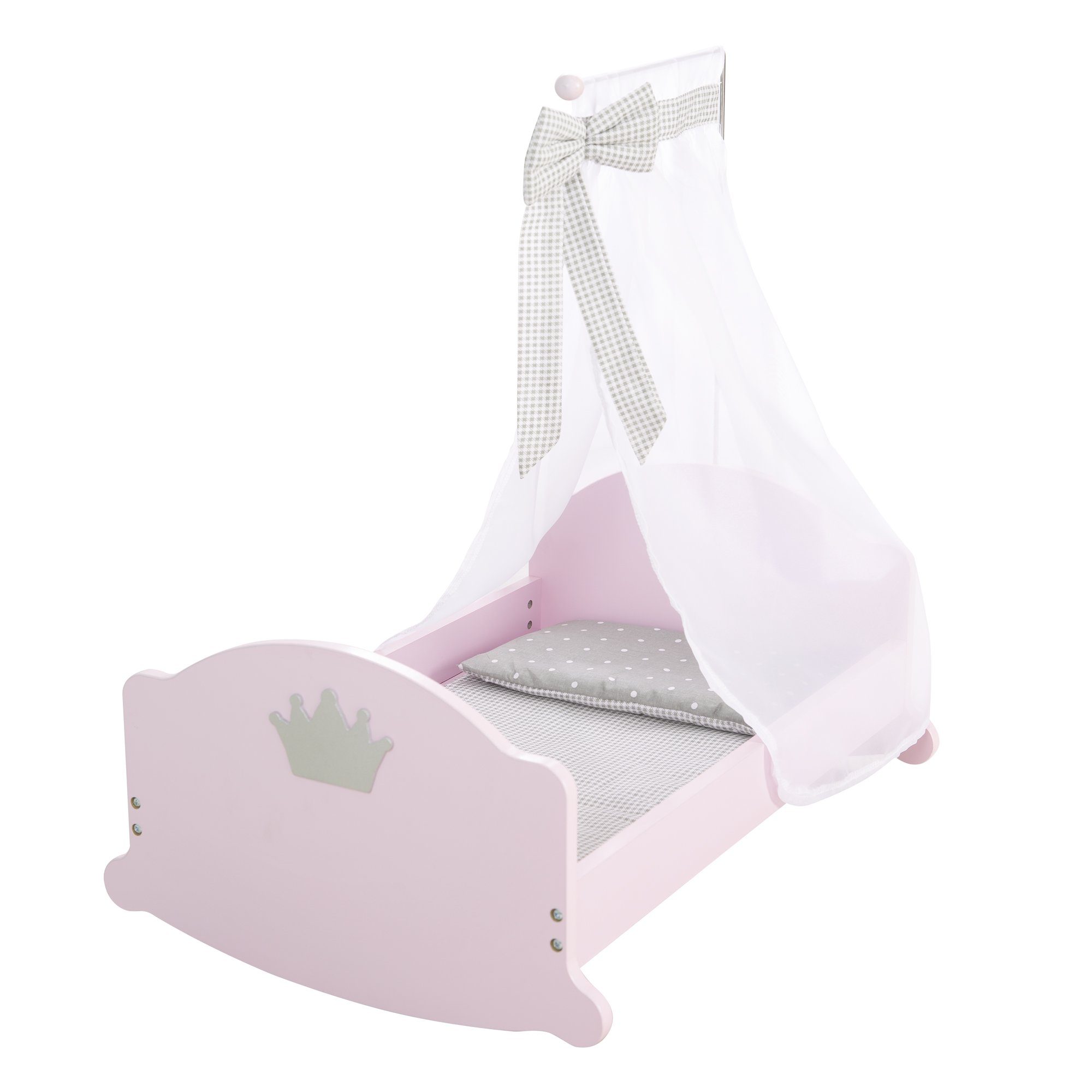 roba® Puppenwiege Puppenmöbel, inkl. textiler Ausstattung, Bettwäsche & Him günstig online kaufen