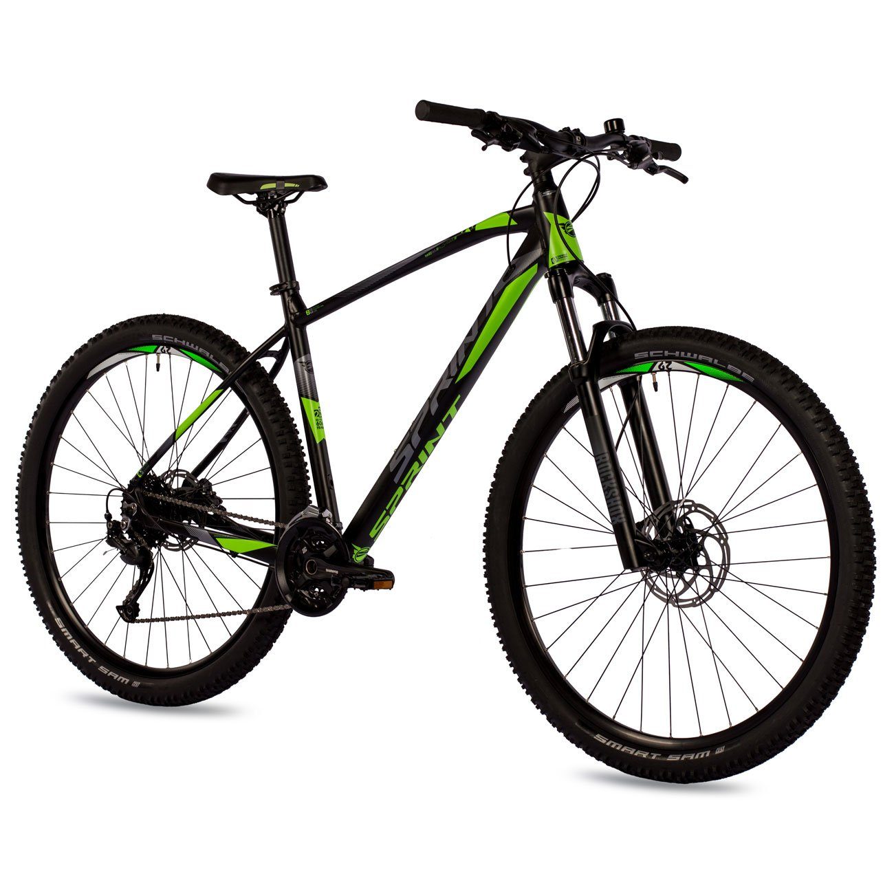 Airtracks Mountainbike Herren 27,5" Zoll Mountainbike APOLON, 27 Gang, (MTB Hardtail Fahrrad Shimano ALIVIO RD-M3100 SGS, Gabel ROCKSHOX), - Rahmenhöhen 44 cm, 48 cm und 52 cm - Modelljahr 2022