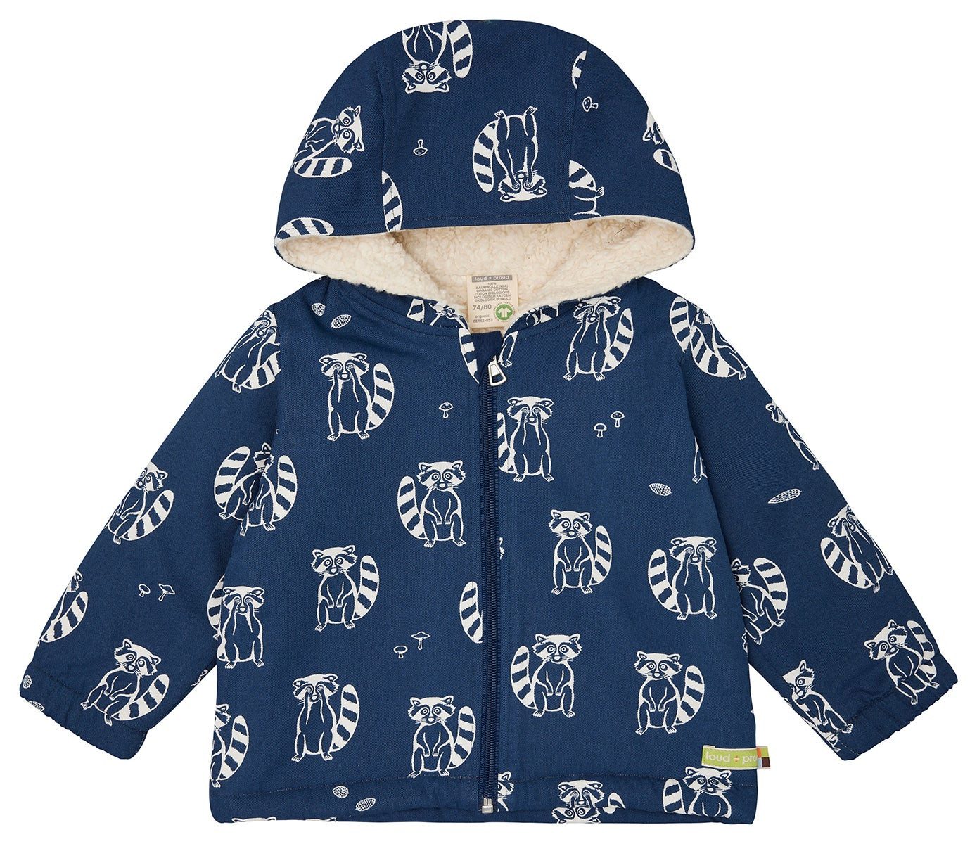 Outdoorjacke aus Bio Baumwolle, wasserabweisend