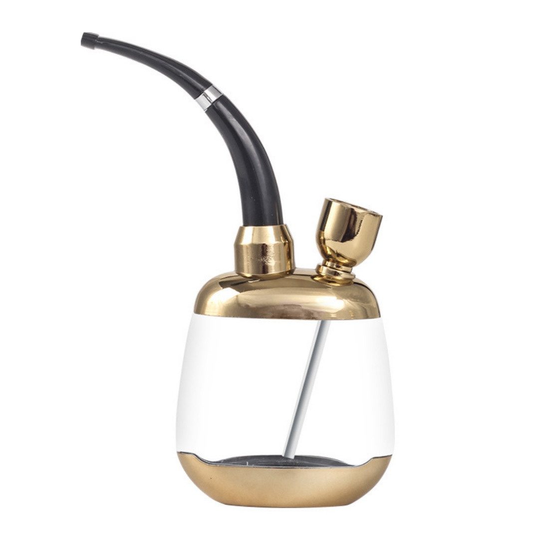 VEKROBOT Handpfeife Wasserpfeife 2 in 1 Tragbare Shisha Wasserfiltersystem für unterwegs, (1-St), Doppelfilter System für besonders sanften Genuss