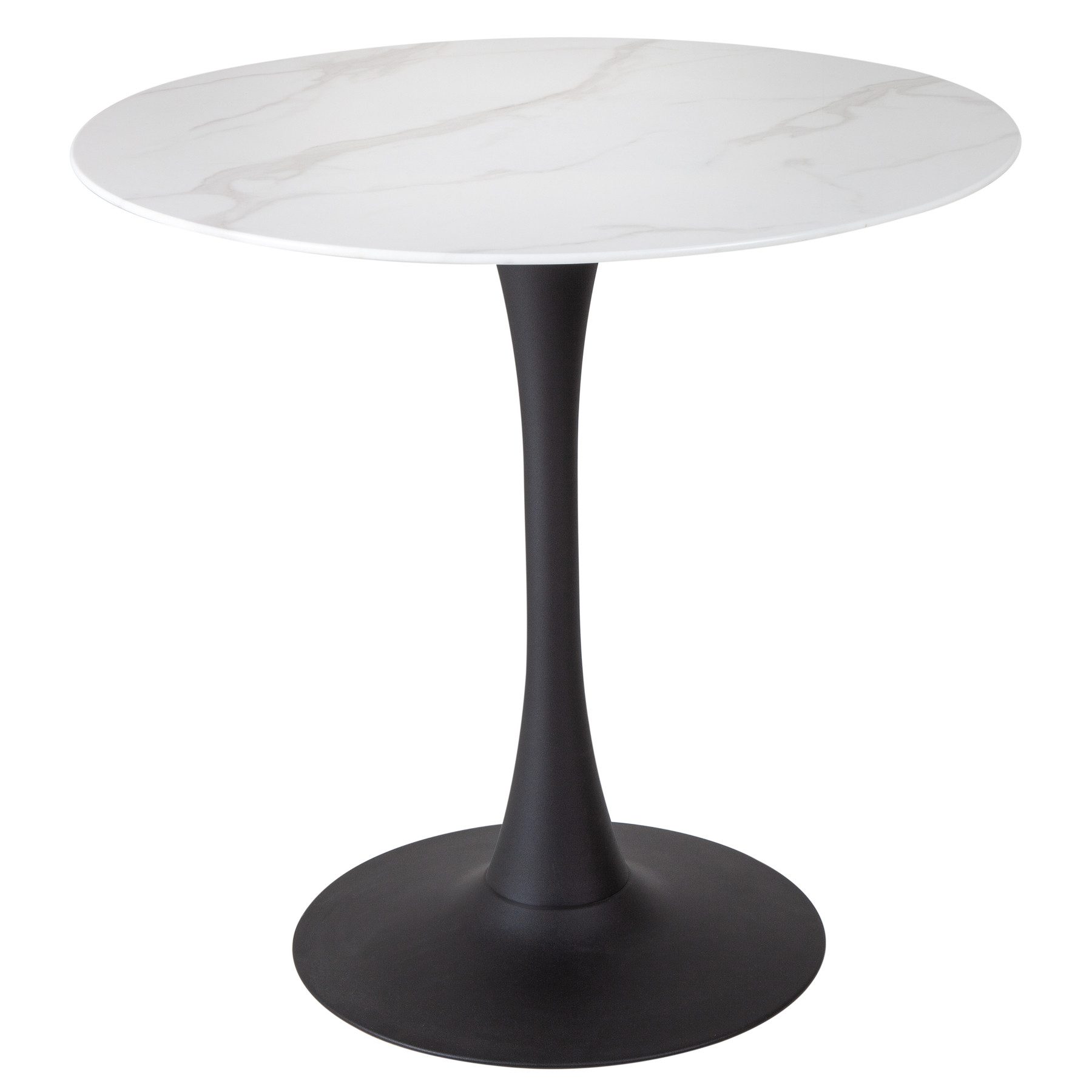 riess-ambiente Esstisch LYON Ø80cm weiß-grau / günstig online kaufen