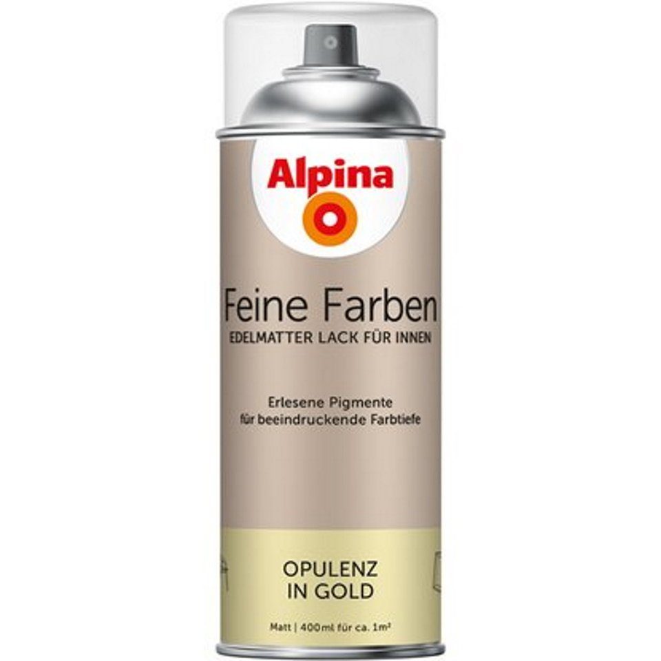 Alpina Sprühlack Alpina Feine Farben edelmatter Sprühlack für Innen