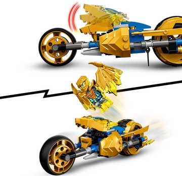 LEGO® Konstruktionsspielsteine Jays Golddrachen-Motorrad (71768), LEGO® NINJAGO, (137 St)