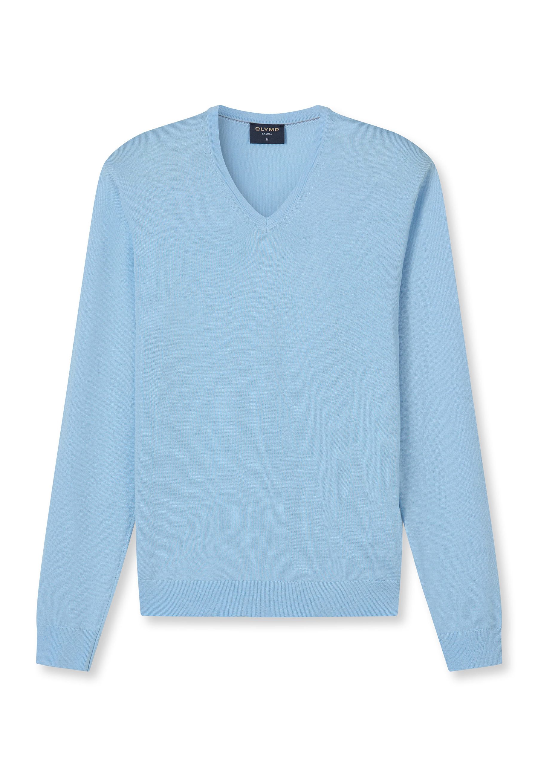 Rundhalspullover OLYMP Strick Casual