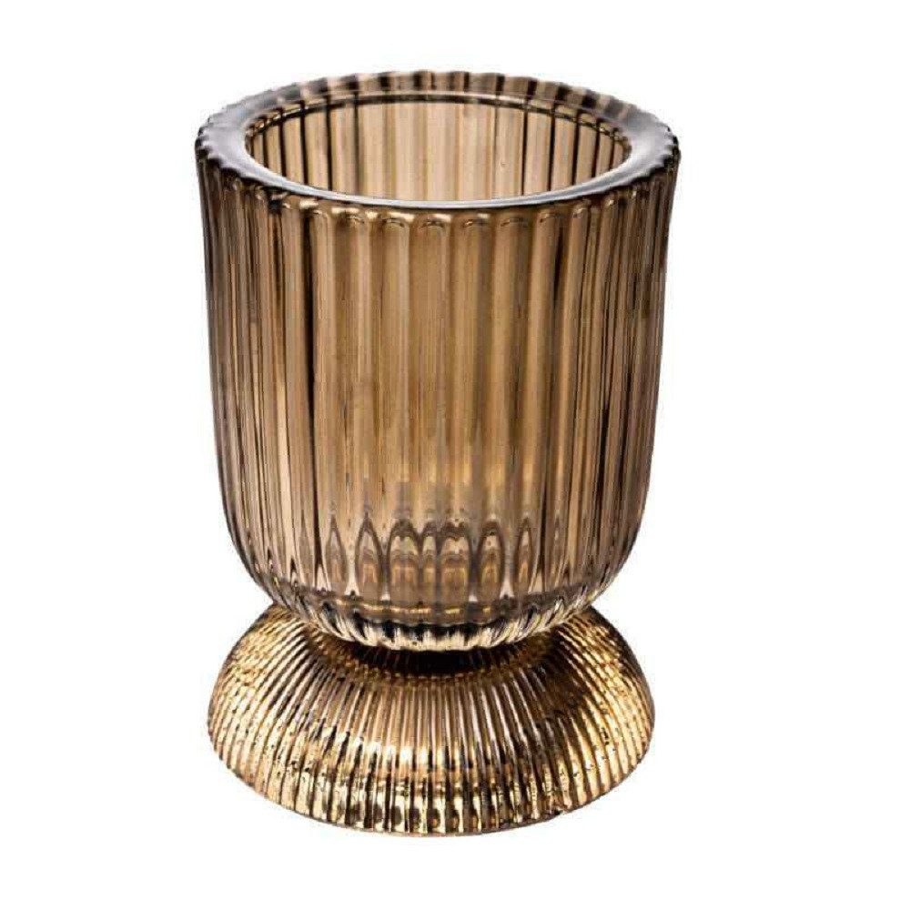 Sandra Rich Windlicht SANDRA RICH, "GOBLET", Teelichthalter, Teelichtglas 10cm