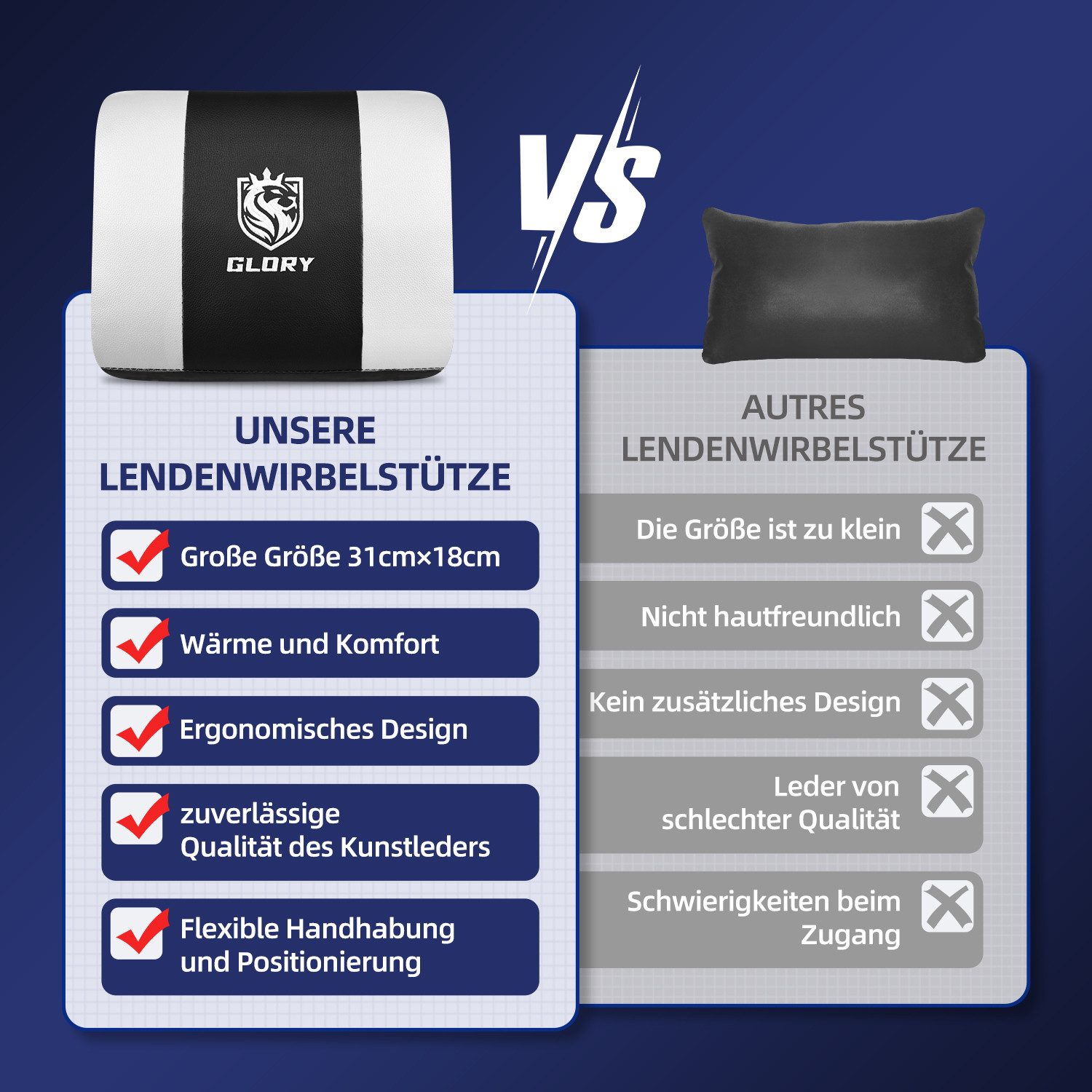 Hiazurm Gaming-Stuhl Gaming Stuhl, Bürostuhl Ergonomisch Wippfunktion bis z günstig online kaufen