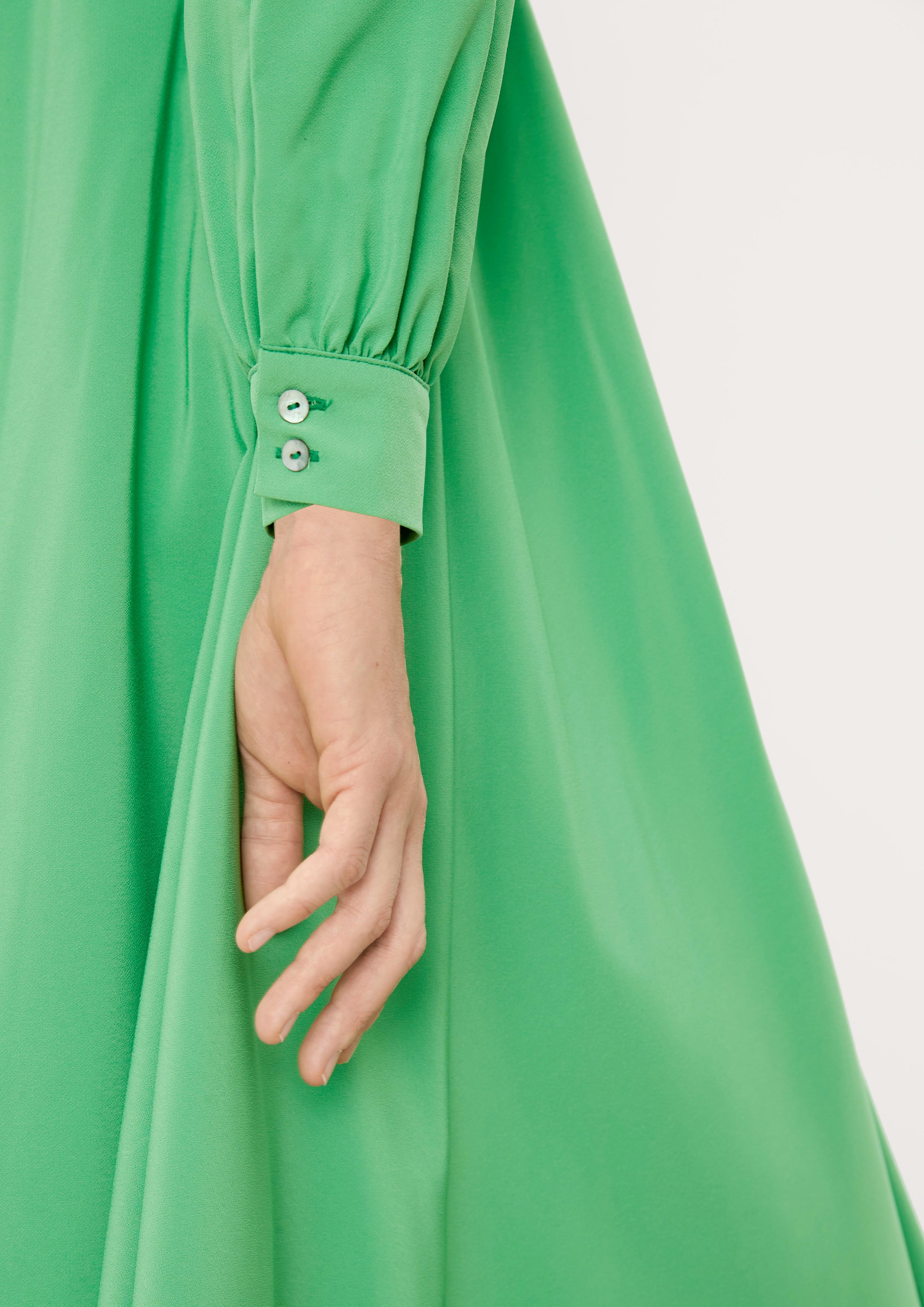 s.Oliver Maxikleid Tunikakleid mit Raffung Raffung günstig online kaufen