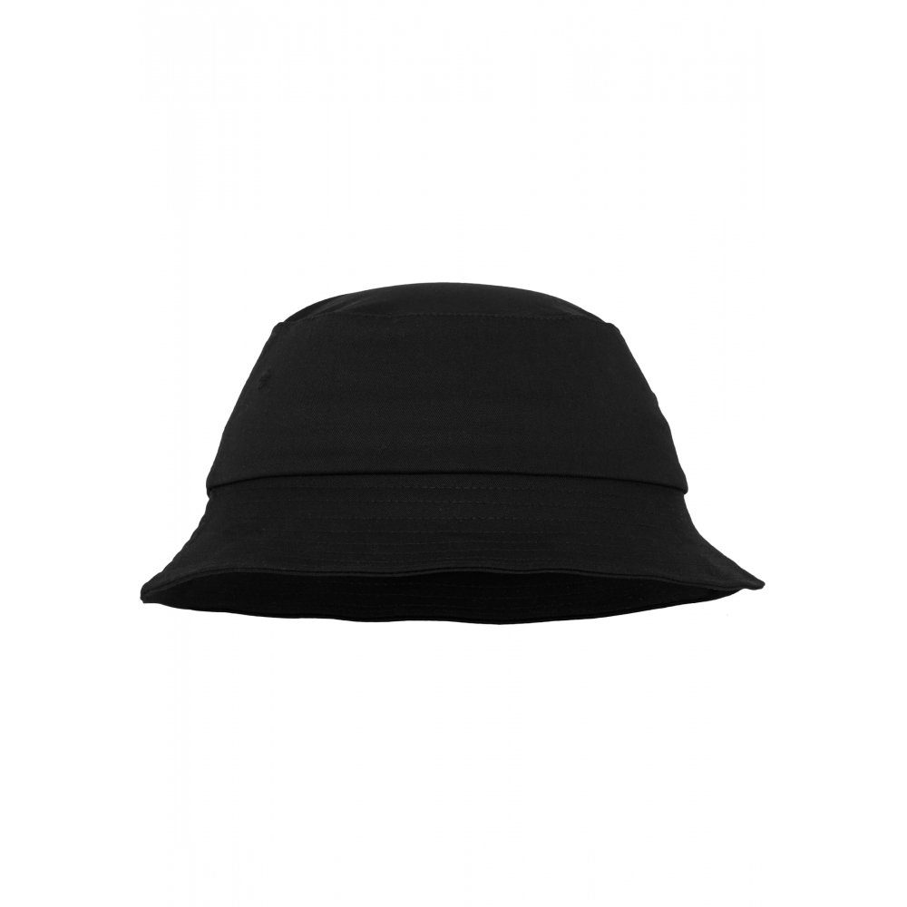 Twill Bucket (Packung) - Cotton Hat Flexfit Fischerhut schwarz