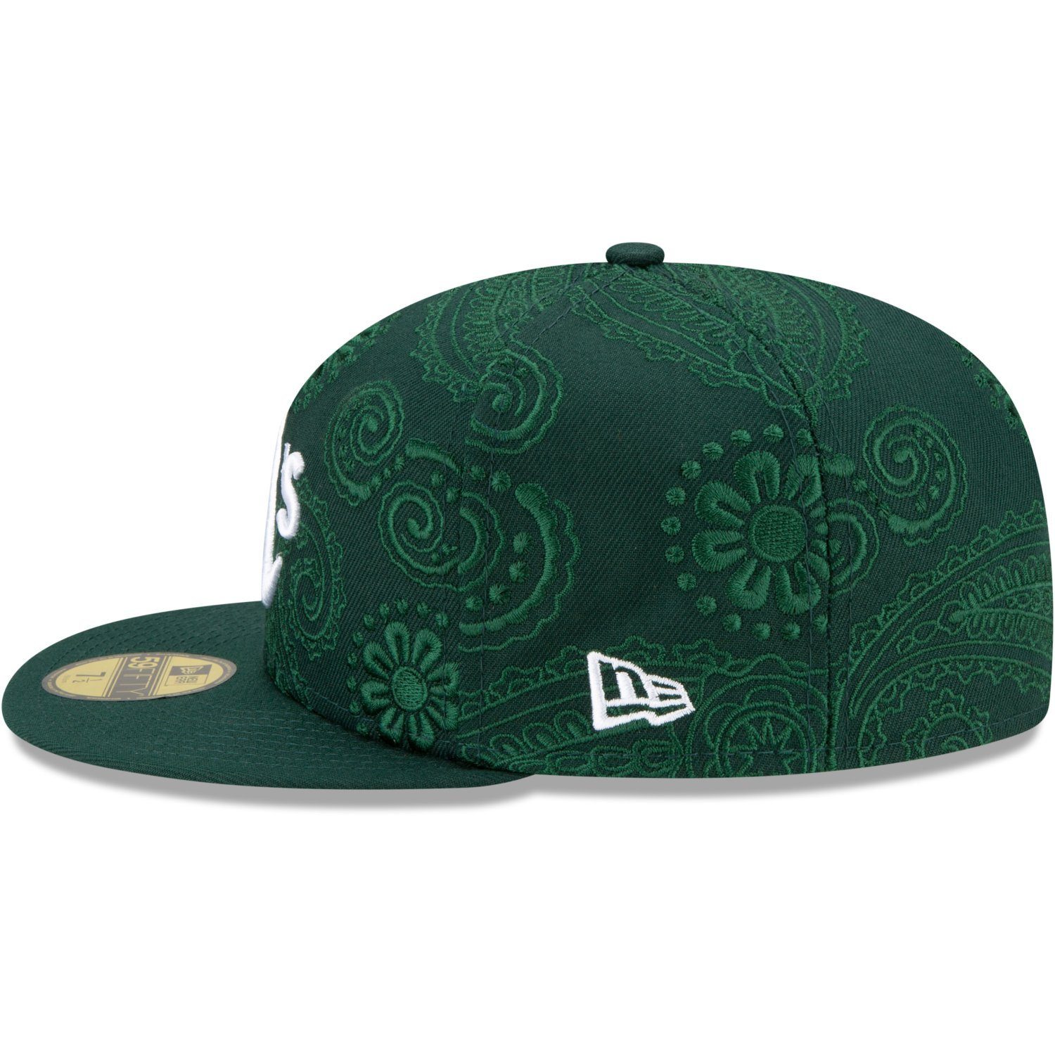New Era Fitted Cap 59Fifty PAISLEY Oakland SWIRL Athletics