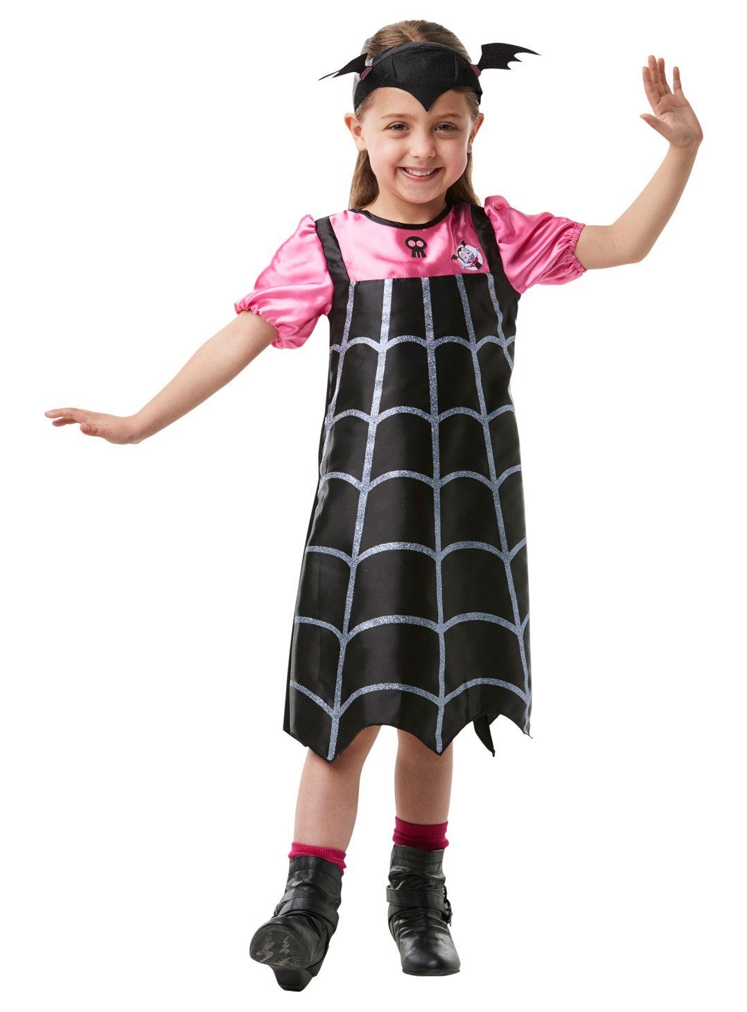 Rubie´s Vampir-Kostüm Disney's Vampirina - Fledermaus Kleid Kinderkostüm, Süßes Kostüm der kleinen Vampirin aus der Animationsserie
