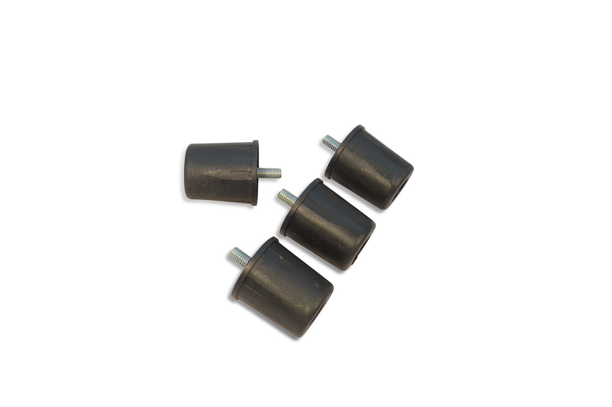 B&B Möbelfuß Polsterfuß Möbelgleiter Möbelfüße Kunststoff Schwarz ф53x60 10Stk, (10-St)