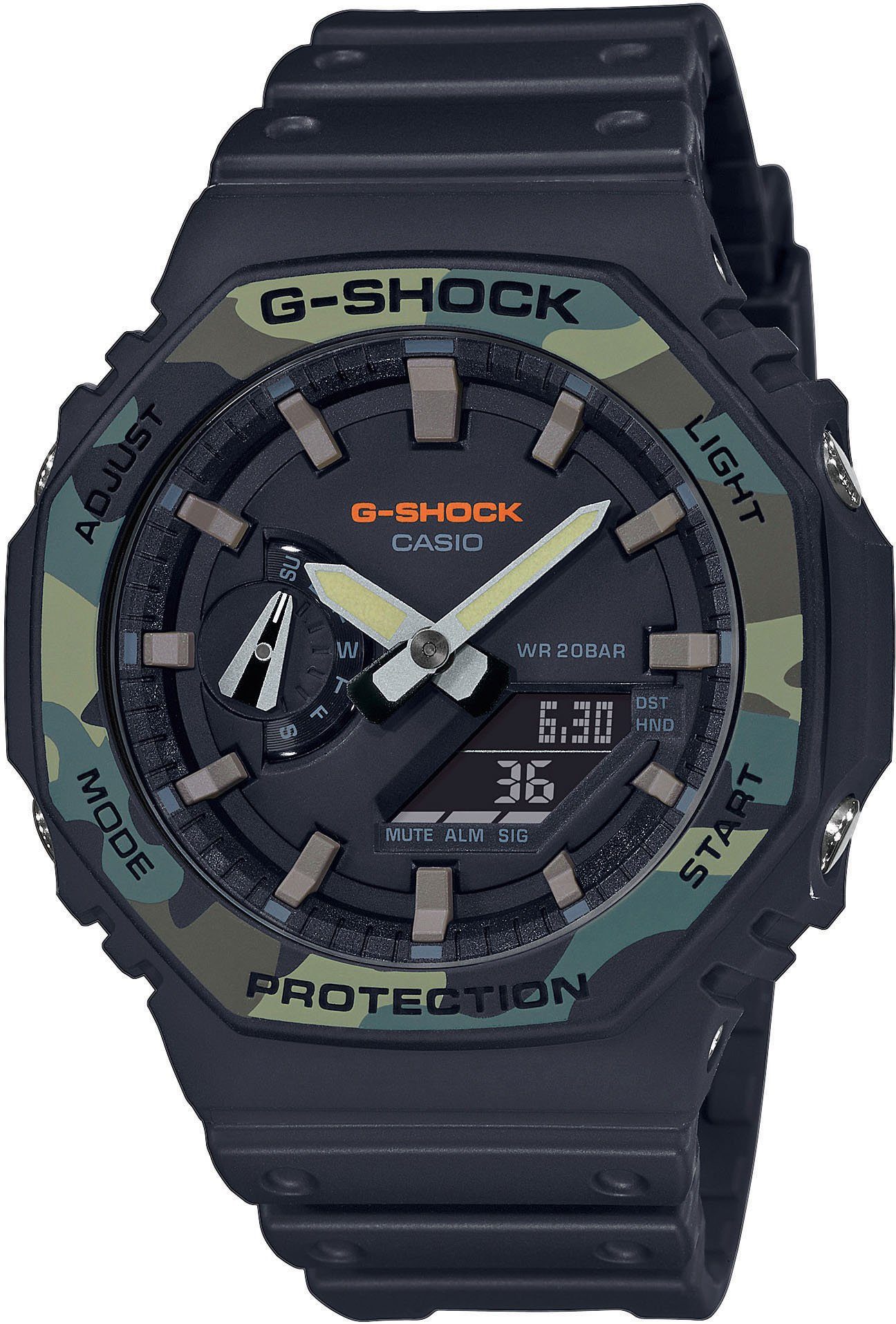 CASIO G-SHOCK Chronograph GA-2100SU-1AER, Quarzuhr,Armbanduhr,Herrenuhr, di günstig online kaufen