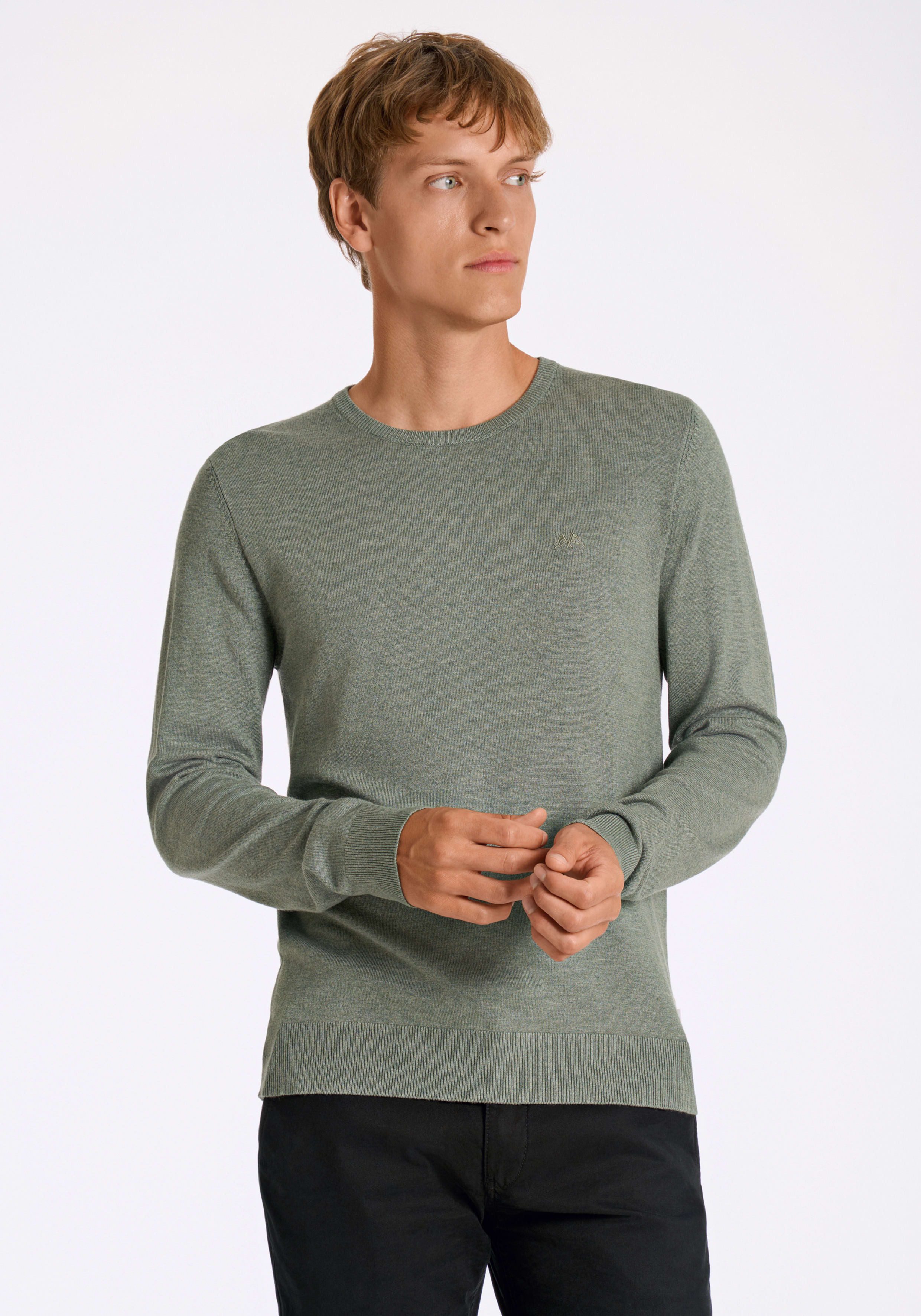 LINDBERGH Strickpullover mit Logo-Stickerei