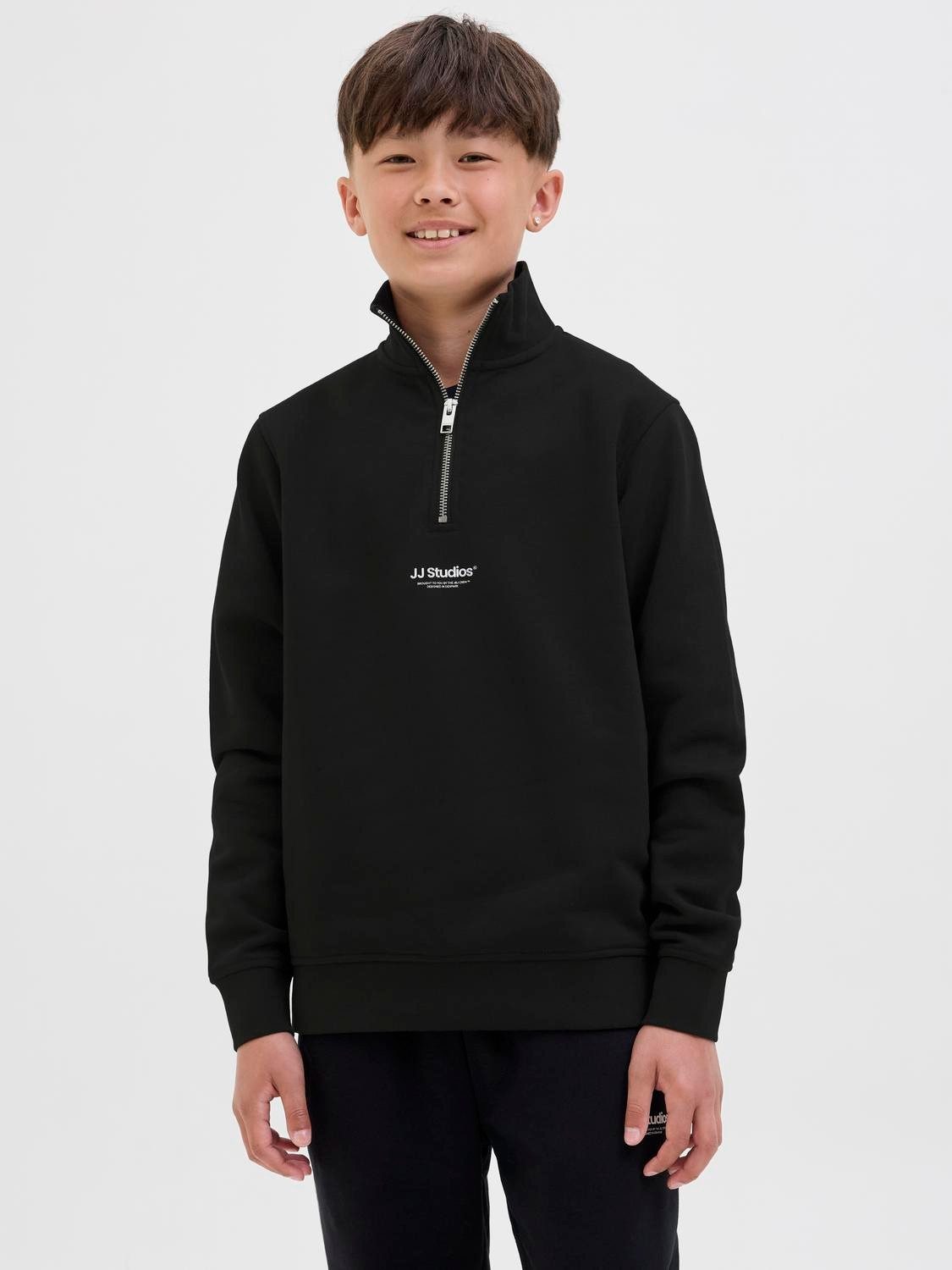 Jack & Jones Junior Sweatshirt Jjesoho Sweat Quarter Zip Hn Jnr – Bild 4 von 5