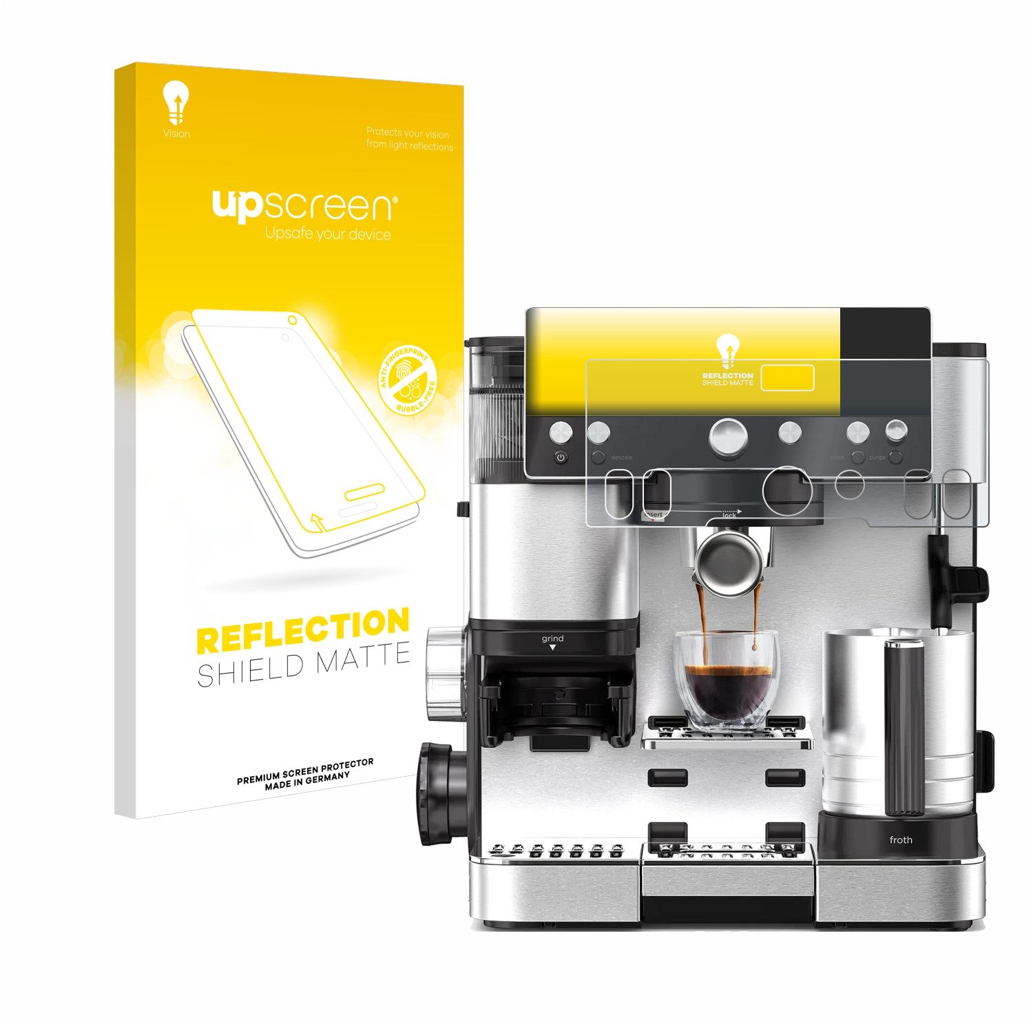 upscreen Displayschutzfolie Schutzfolie für Ninja Luxe Cafe Essential, Displayschutz Schutz Folie Matt Entspiegelungsfolie