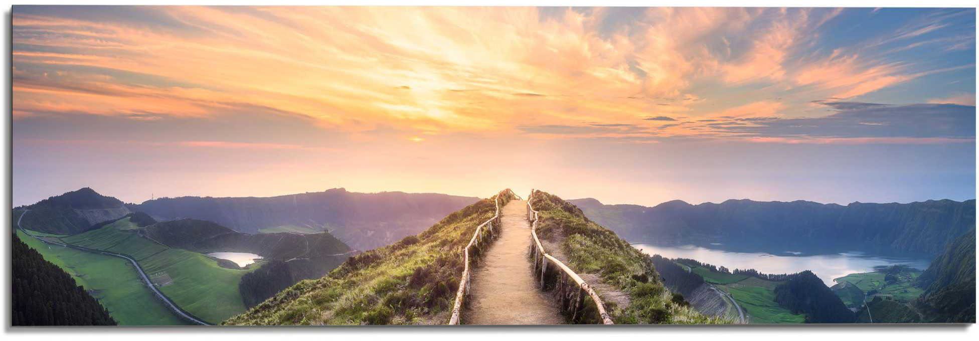Reinders! Wandbild Wandbild Morgenröte Berge - Sonnenaufgang - Natur, Landschaften (1 St)