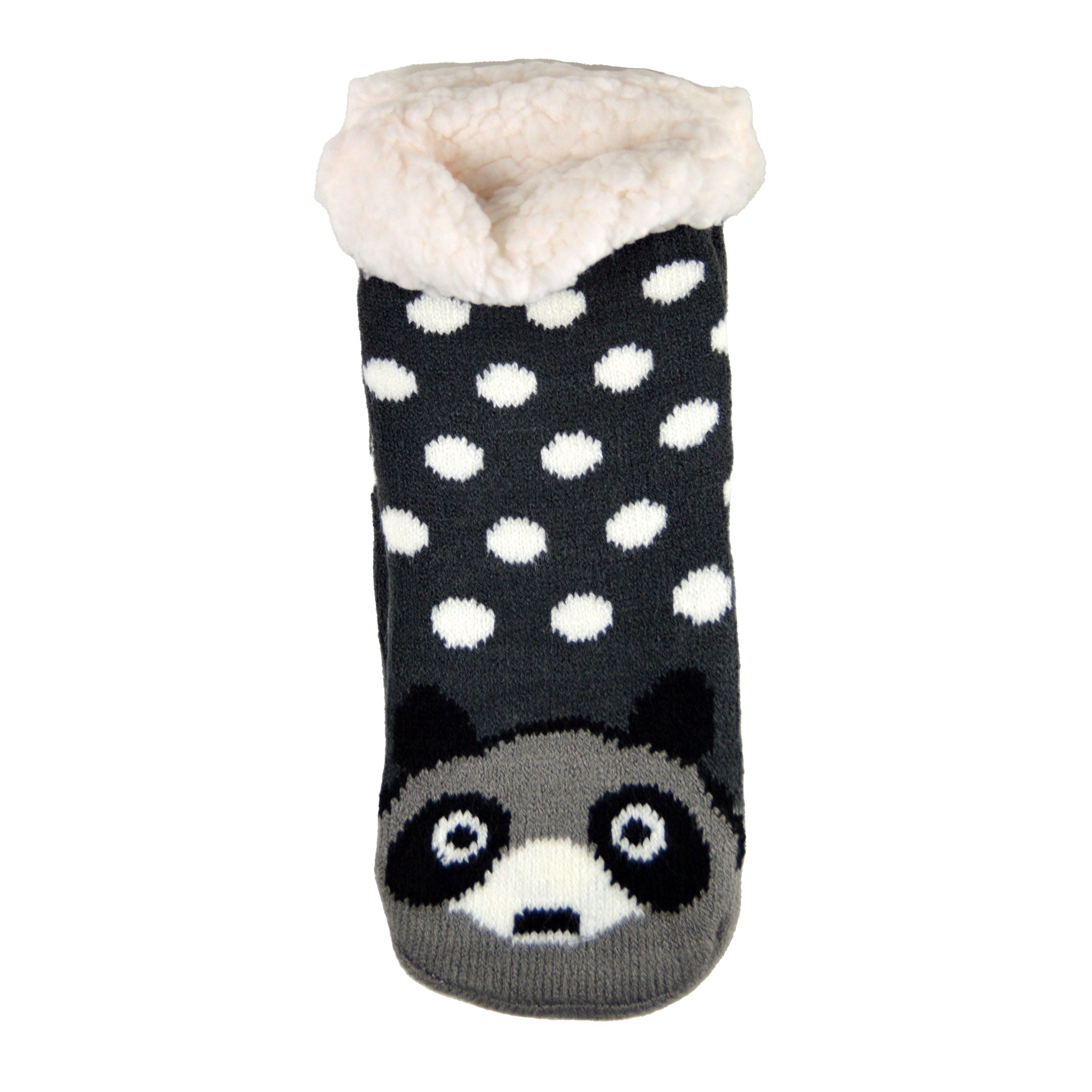 Frostfighter Haussocken Jungen Hüttensocken mit ABS Stoppersohle (1-Paar) Hüttenschuhe, Wolkenfutter, dicke sehr warme gefütterte Socken