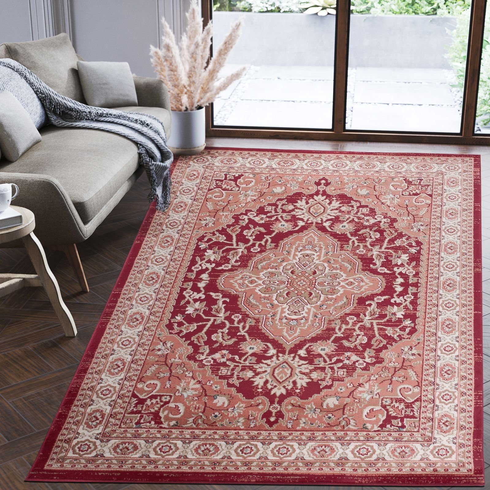 Mazovia Orientteppich Oriente Teppich - Traditioneller Teppich Orient Rot, günstig online kaufen