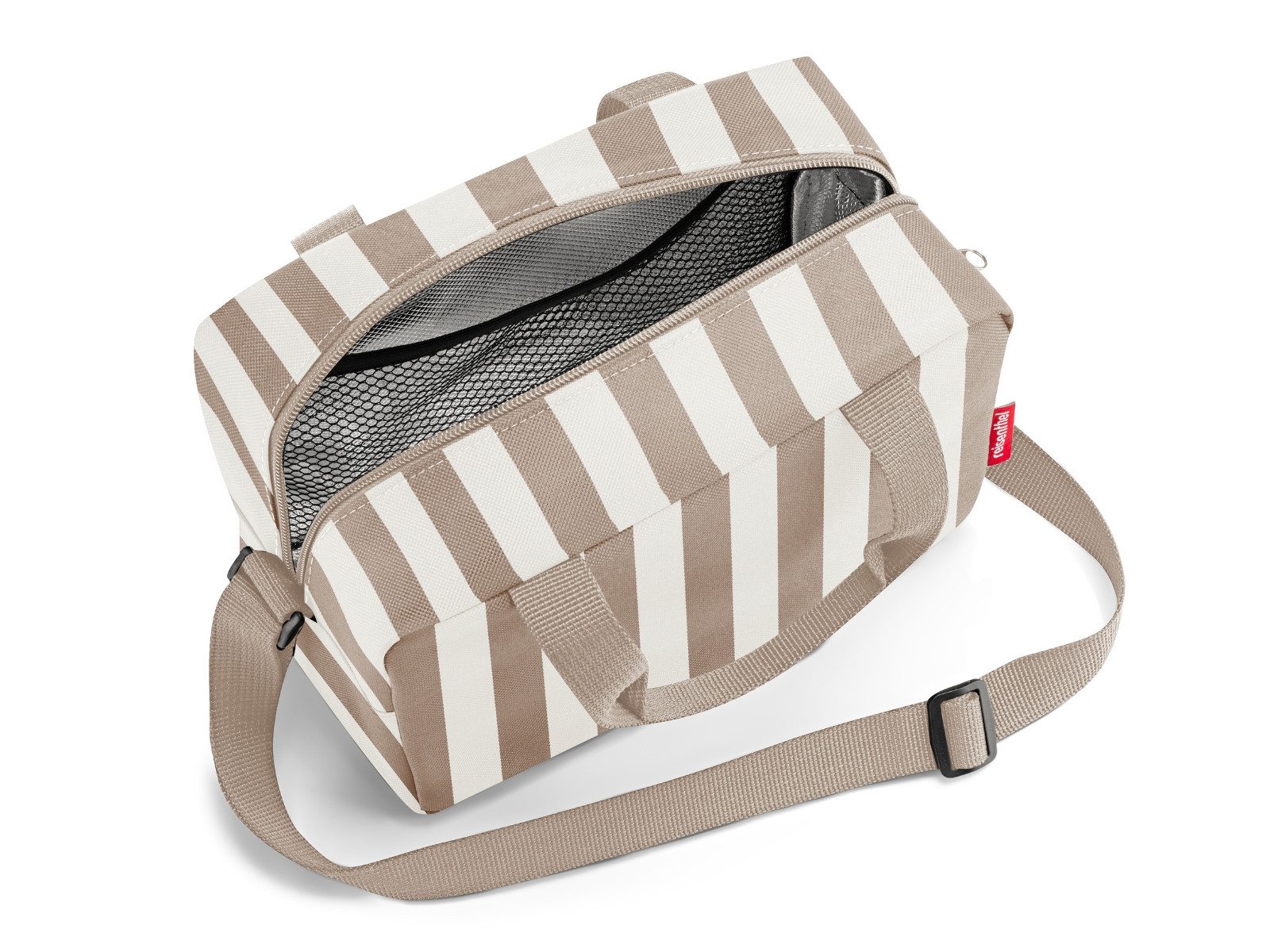 REISENTHEL® Kühltasche coolerbag to-go summerstripes coffee – Bild 3 von 3
