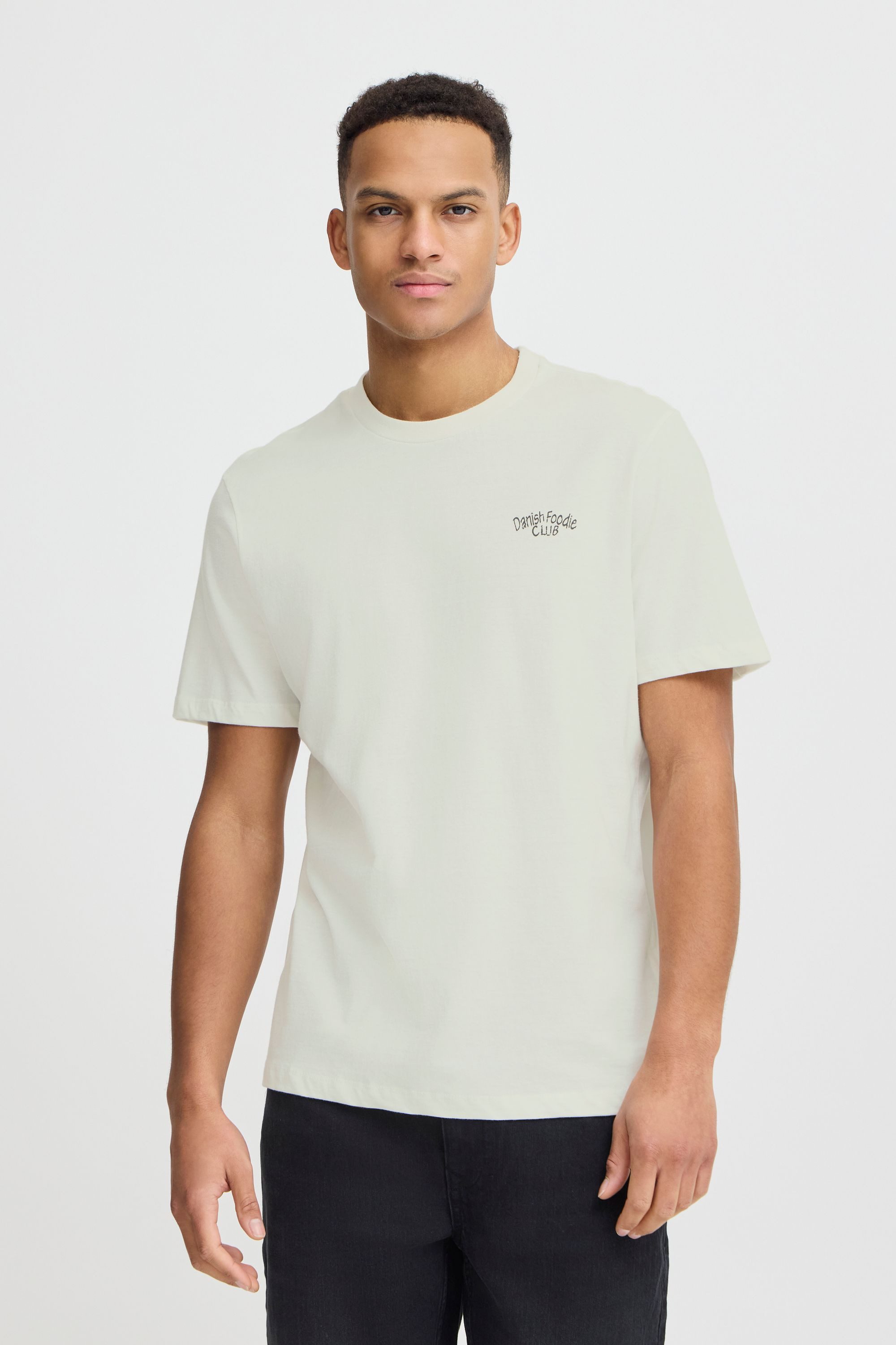 Blend Rundhalsshirt BHViggo Lässiges T-Shirt mit Backprint