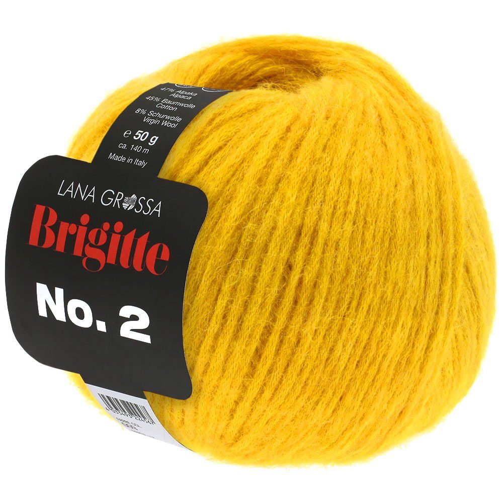 LANA GROSSA BRIGITTE NO. 2 Häkelwolle, 140 m (hochwertige Mischung aus Schurwolle, Baumwolle und Alpaka), 50 g
