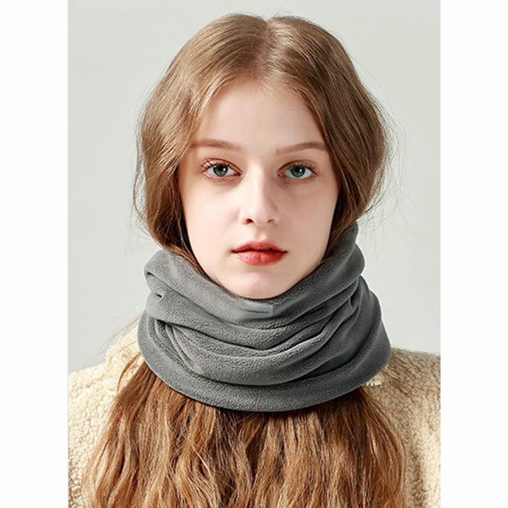 Coonoor Multifunktionstuch Fleece Schlauchschal Halswärmer Halstuch Winddicht Ski Maske Warmer, (Für Herren Damen), für Outdoor Skifahren Motorrad Laufen Radfah – Bild 4 von 5