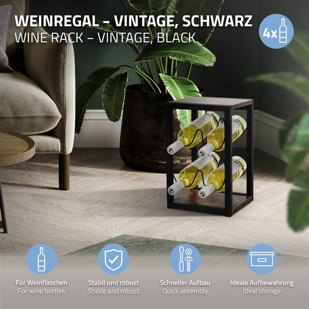 ML-DESIGN Weinregal Weinschrank Weinständer Flaschenregal für Weinflaschen günstig online kaufen