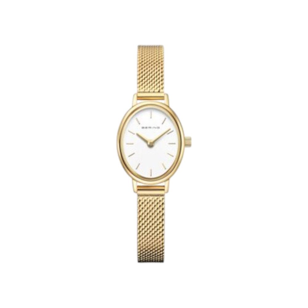 Bering Quarzuhr Bering Classic gold glänzend 11022-334 11020-334, (100-tlg), Hochwertiges Produkt mit zeitlosem Design, sorgfältiger Verarbeitung