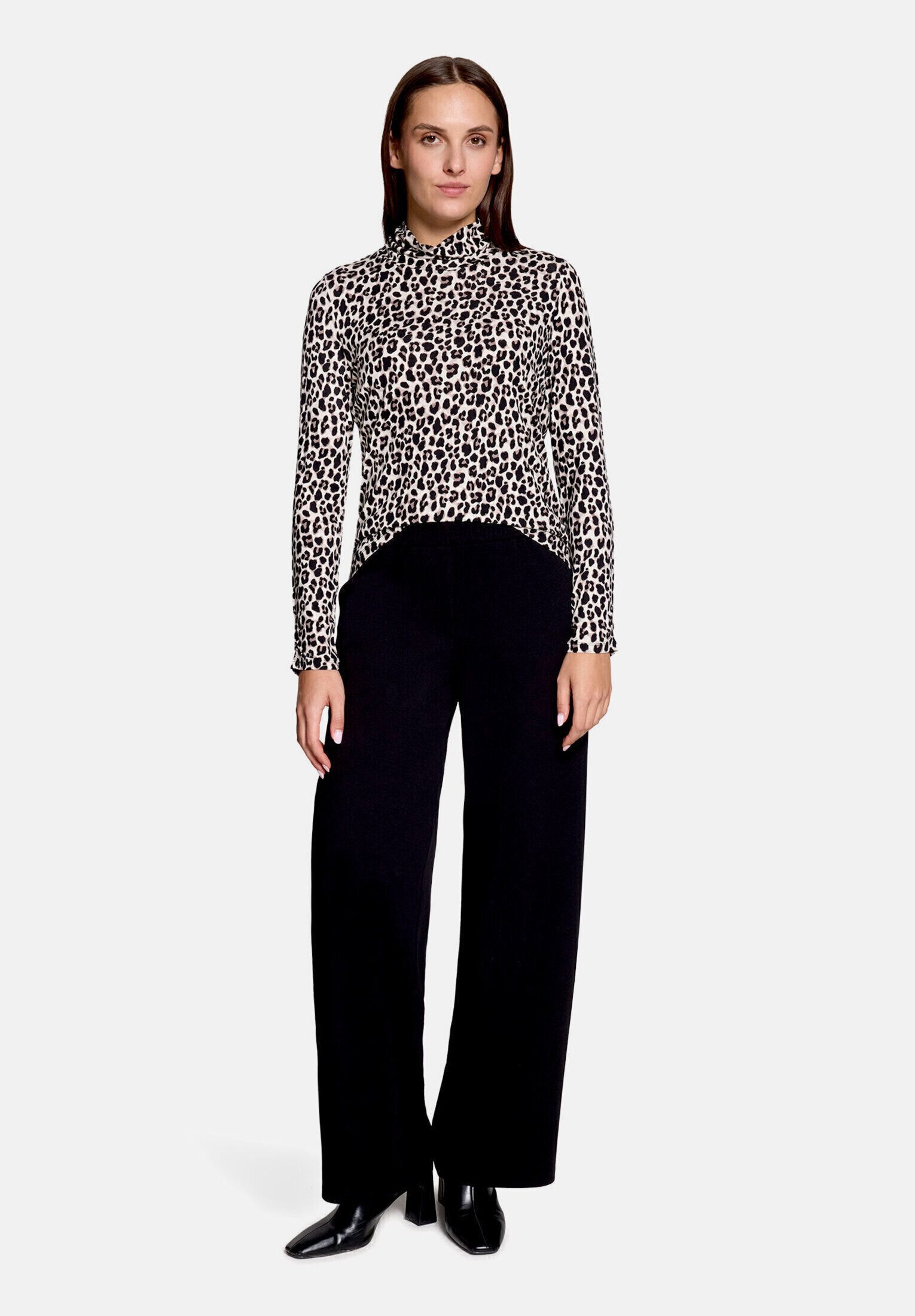 Betty Barclay Kurzarmshirt Damen mit Stehkragen (1-tlg)