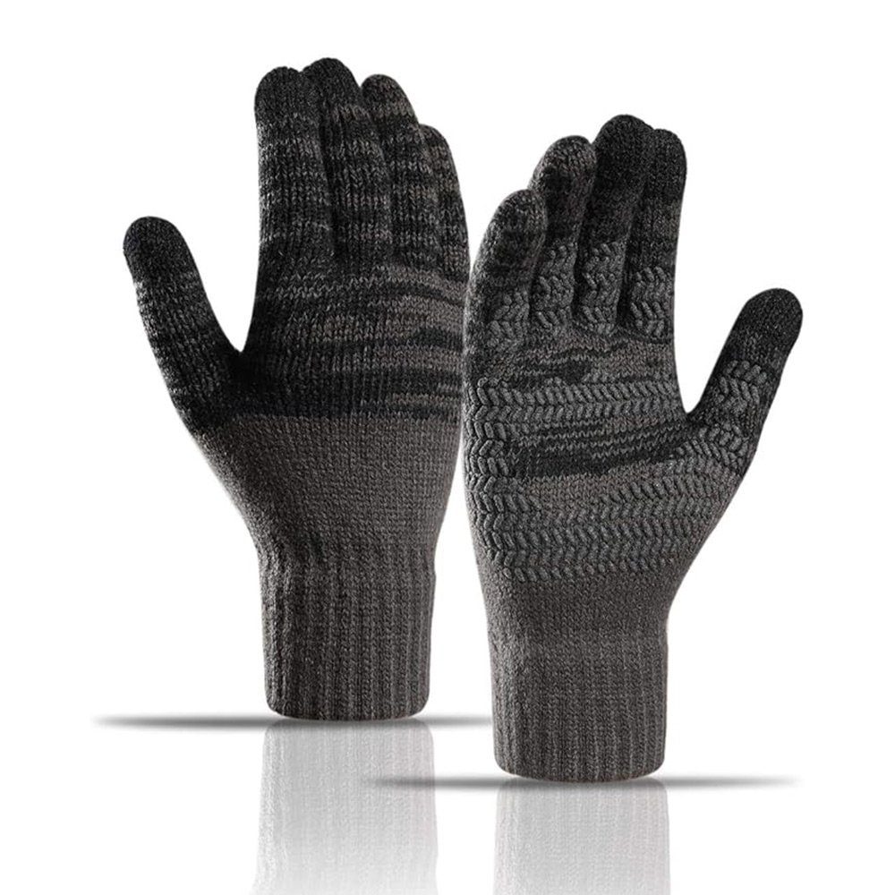 GLIESE Stulpen Winterhandschuhe, elastische Touchscreen, rutschfest, Fleecehandschuhe