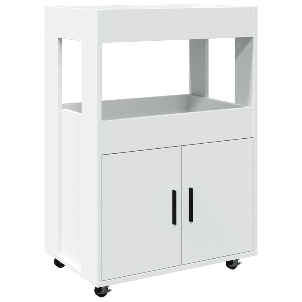 vidaXL Sideboard Barwagen Weiß 60x39,5x89 cm günstig online kaufen