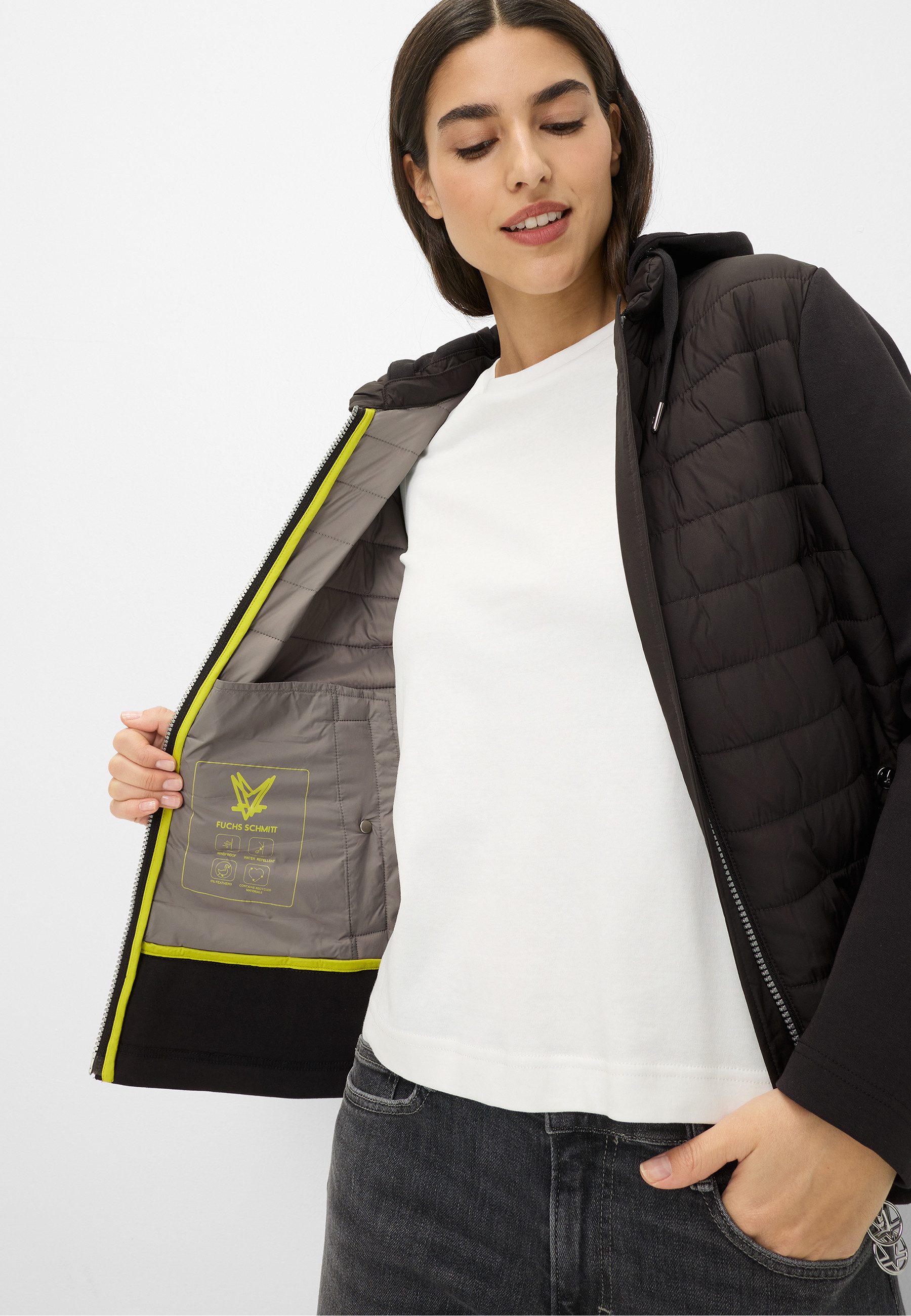 Fuchs Schmitt Steppjacke mit abnehmbarer Kapuze