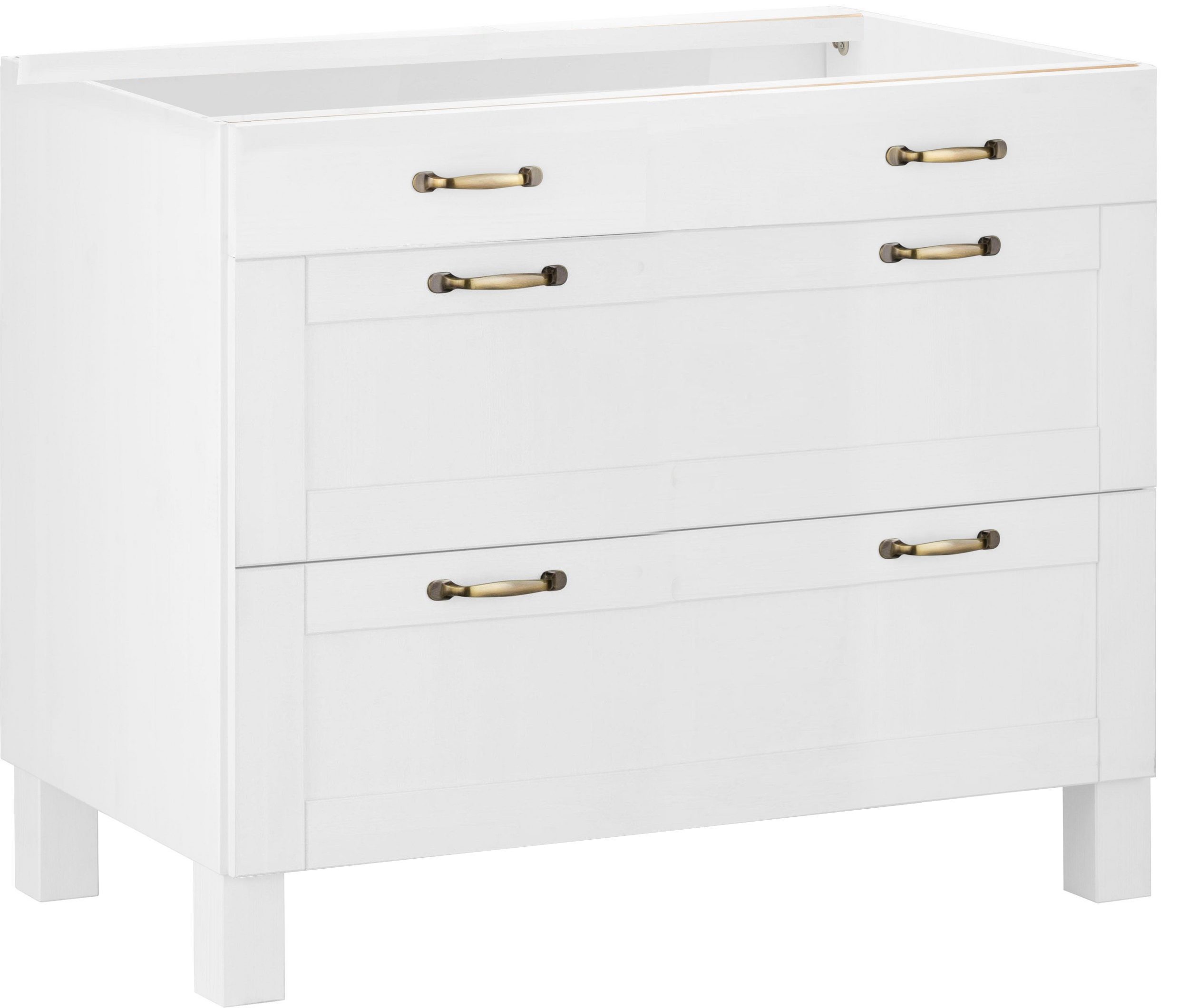 loft24 Unterschrank Delta Küchenunterschrank, 3 Schubladen, günstig online kaufen