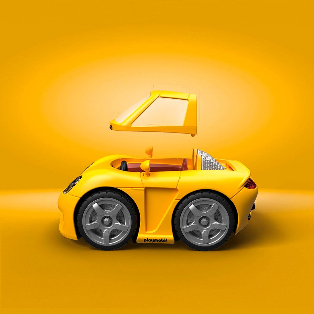 Playmobil® PLAYMOBIL X Porsche Carrera GT (71859), Cars Konstruktions-Spielset, (25 St), Made in Europe – Bild 5 von 5